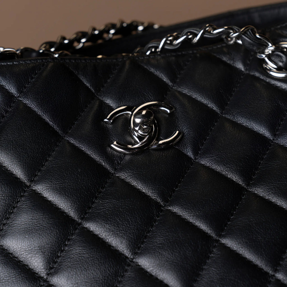 Chanel CC Large Shpping Tote Bag — Detail View