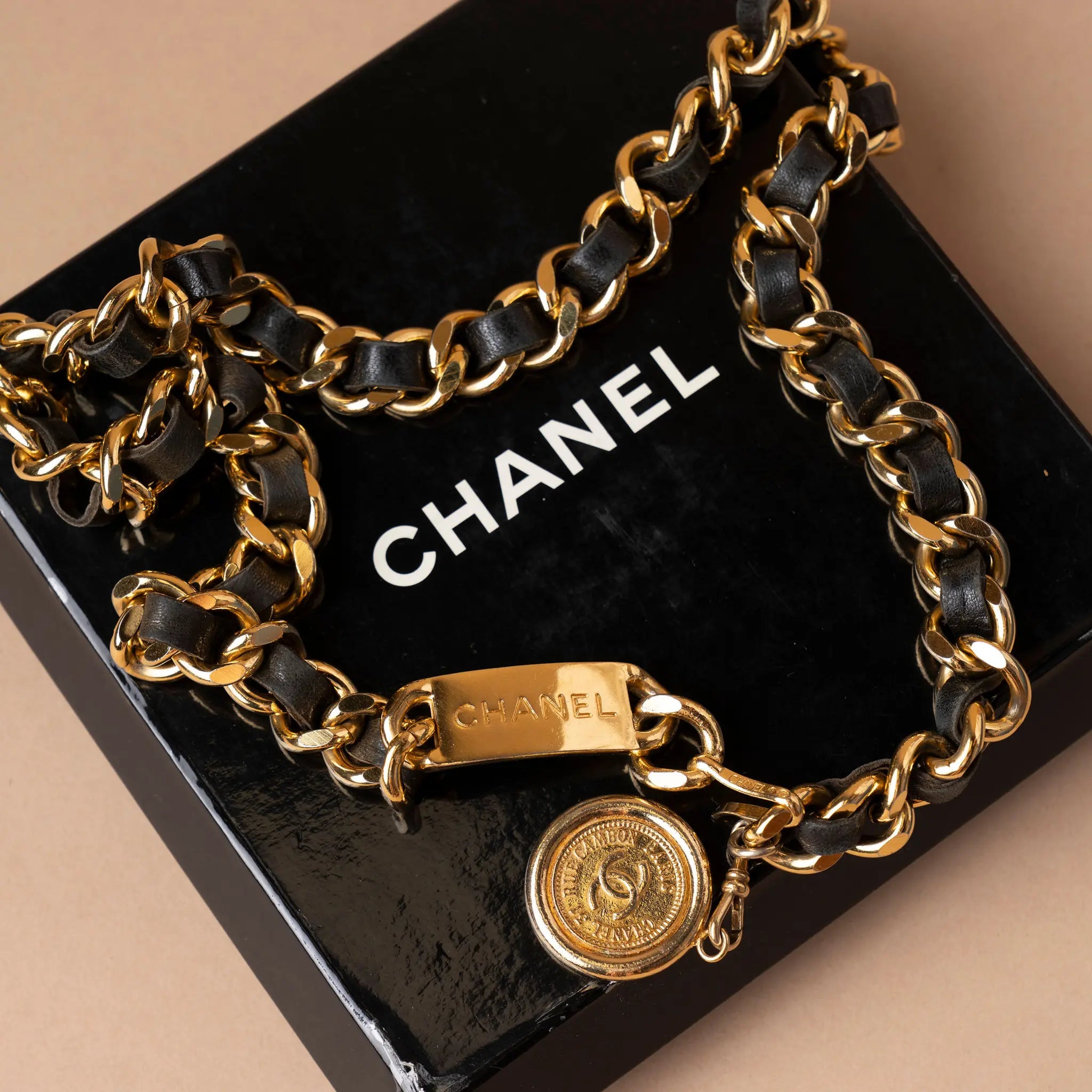 Chanel CC Medallion Chain Belt — Featured Image
