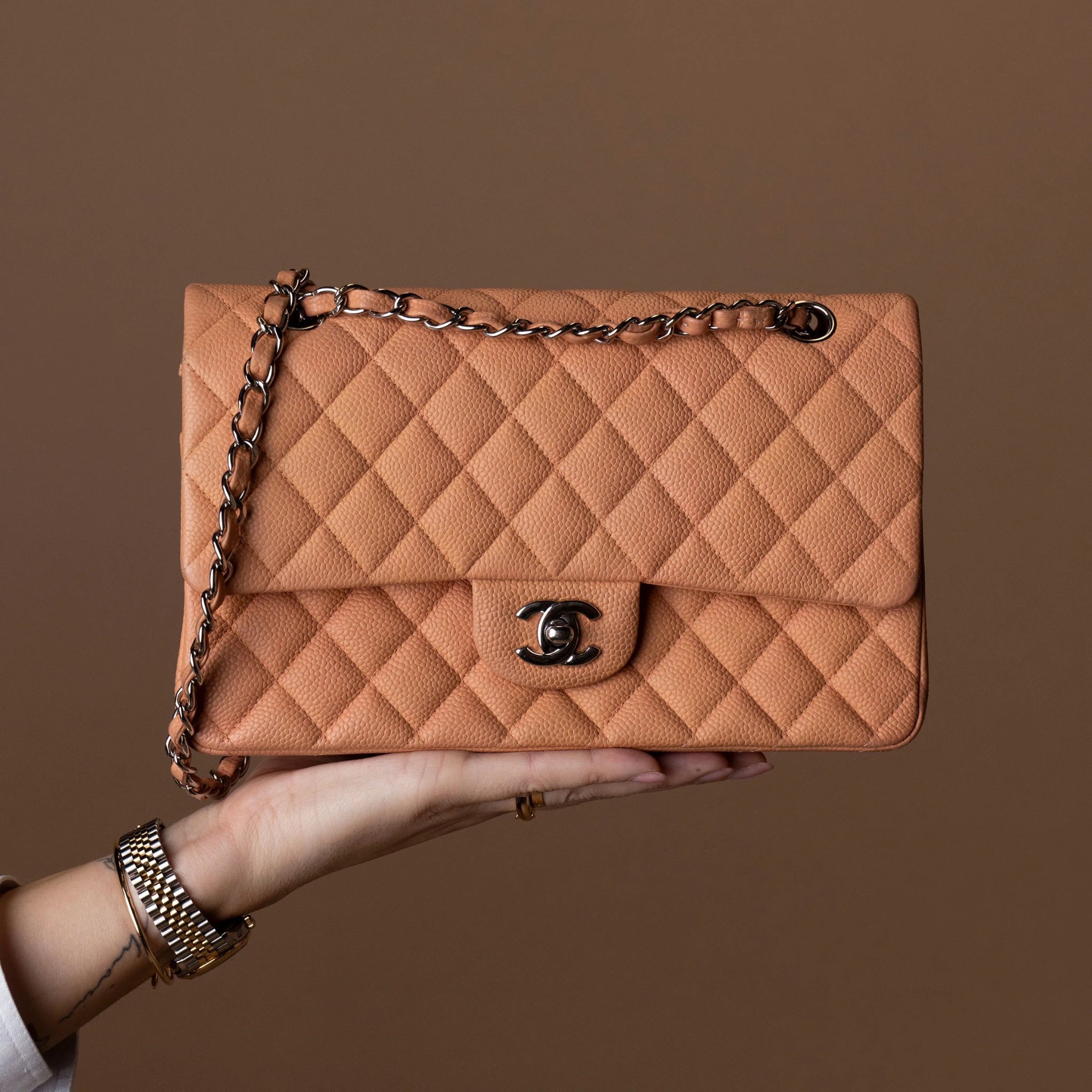 Chanel Classic Caviar Double Flap