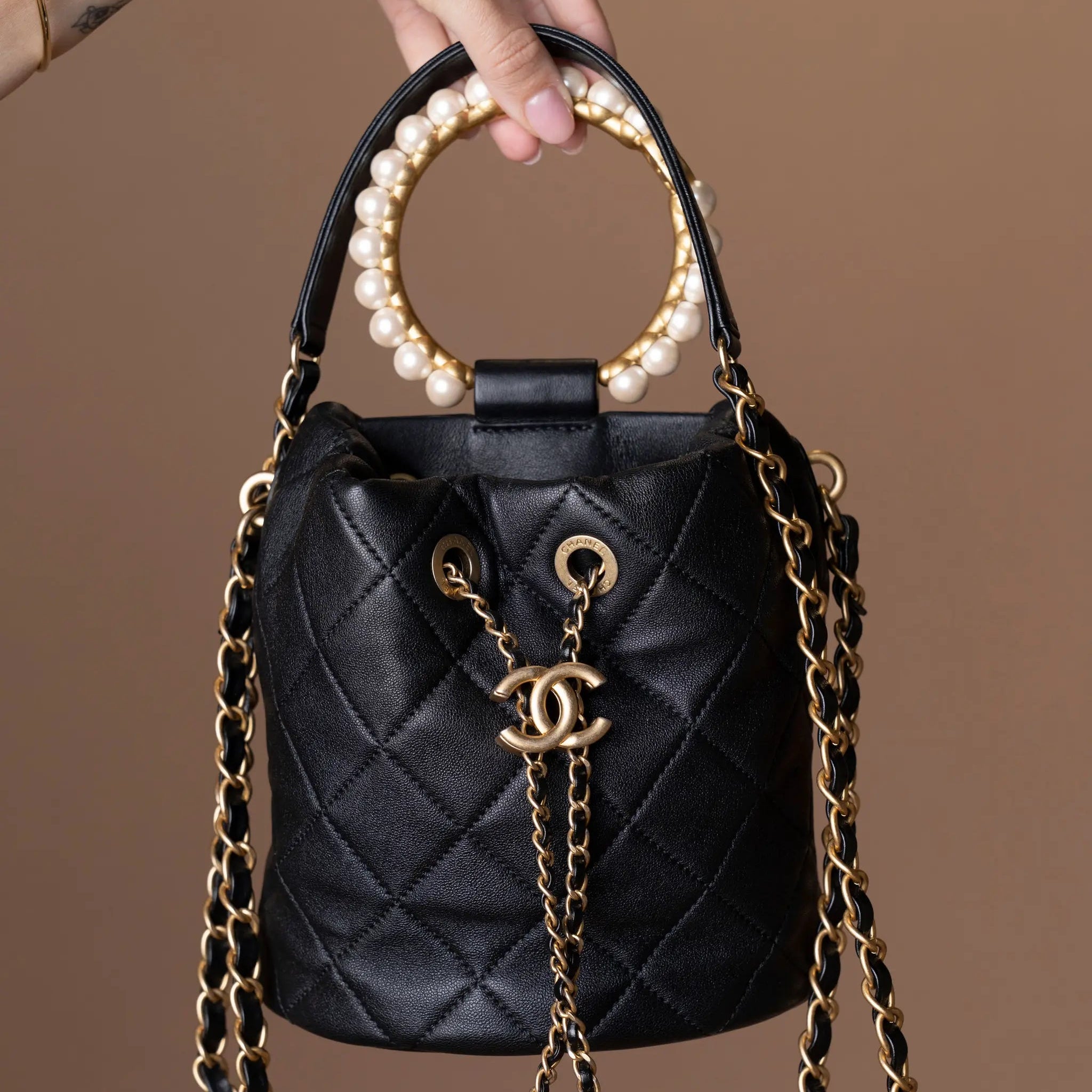 Chanel Crown Bucket Bag