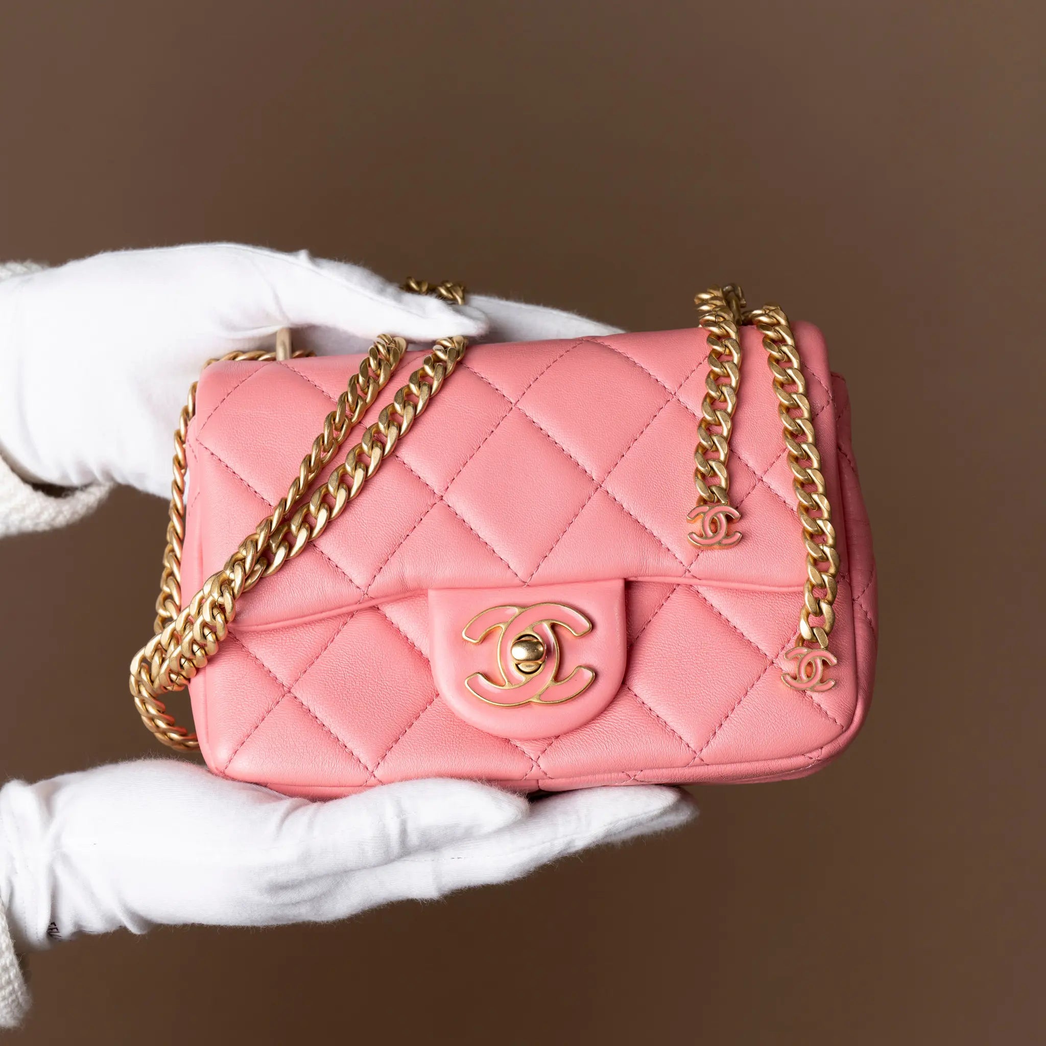Chanel Lambskin Mini Flap Bag — Additional View