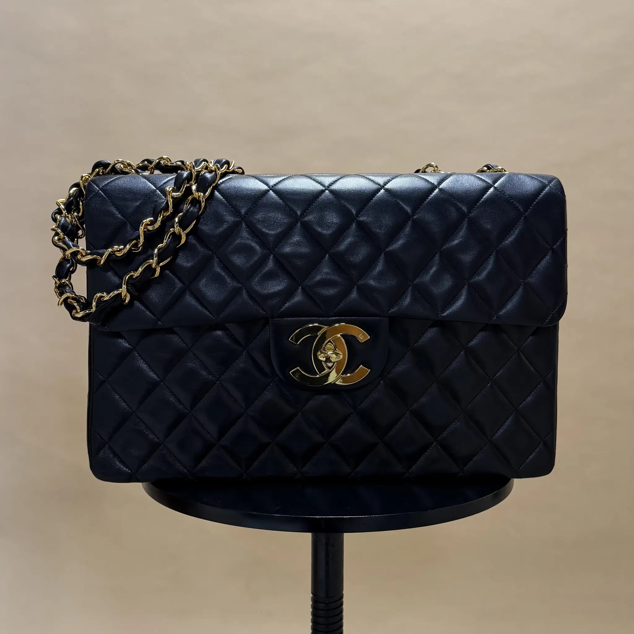 Chanel Maxi Quilted Lambskin Single Flap — Featured Image