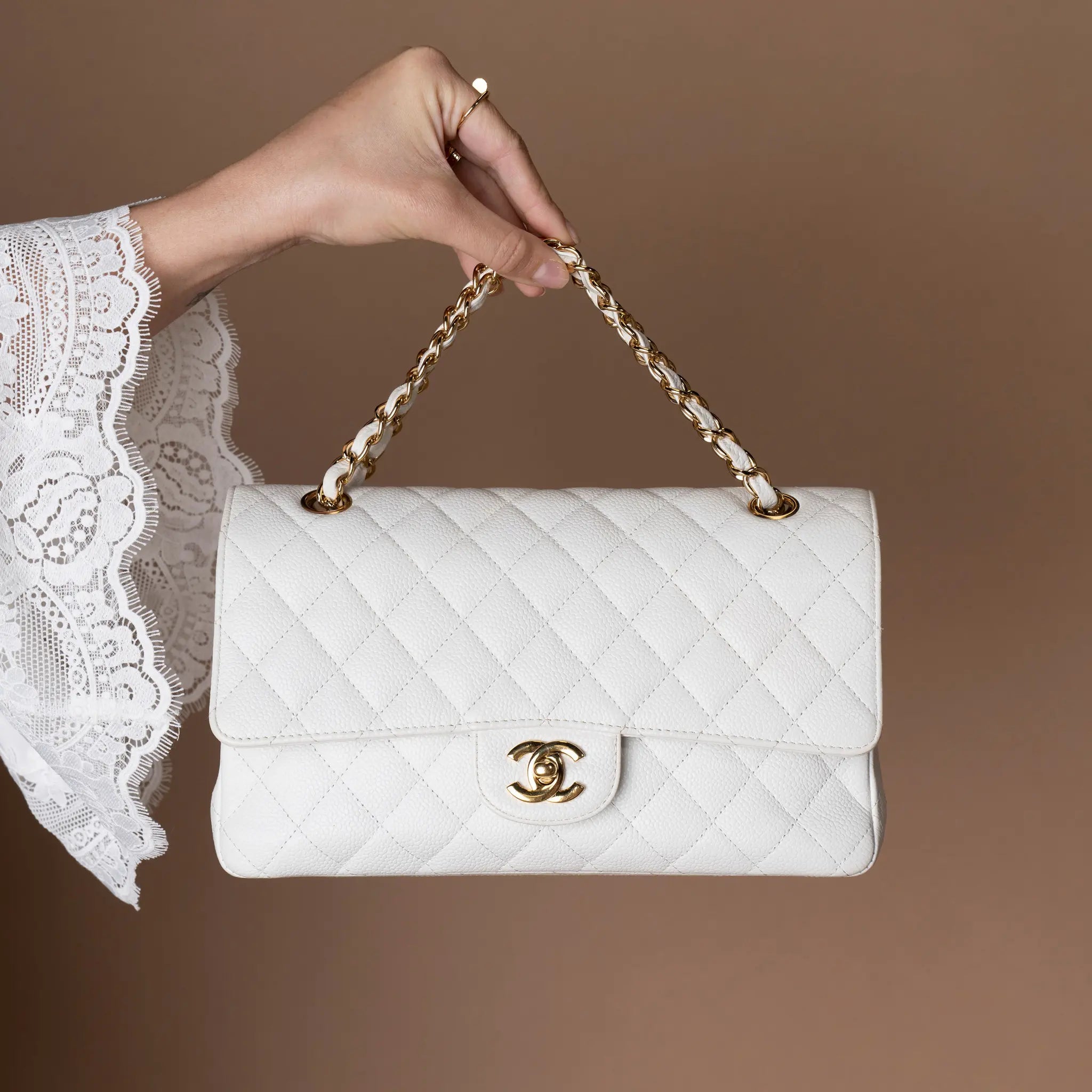 Chanel Medium Classic Caviar Double Flap