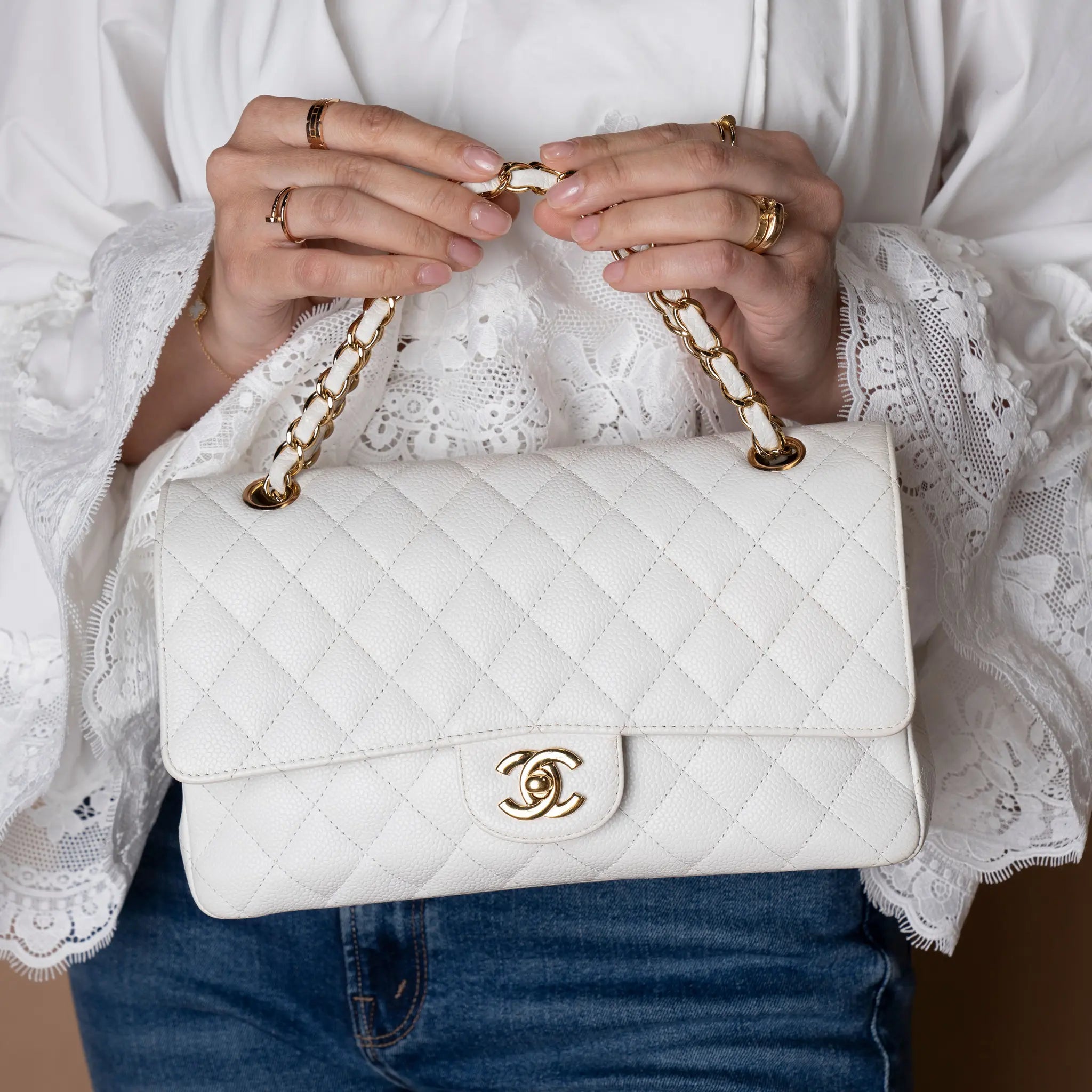 Chanel Medium Classic Caviar Double Flap