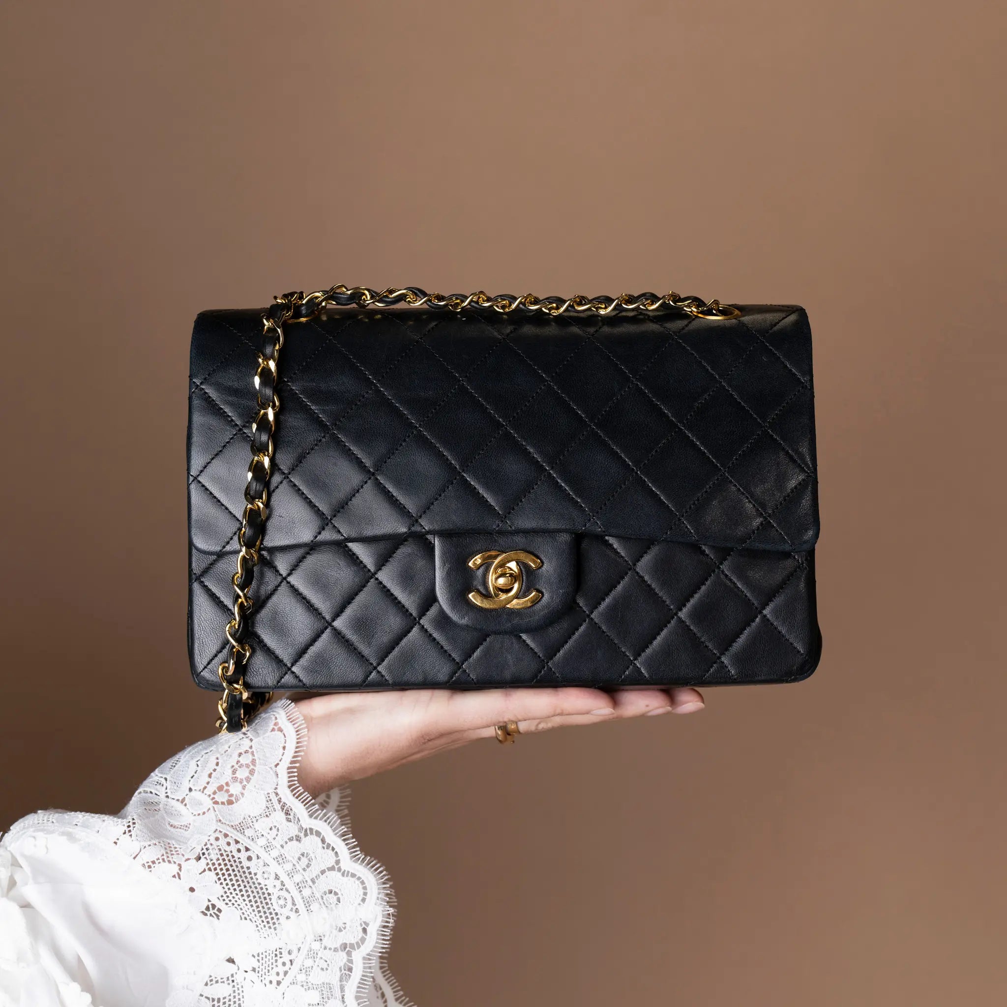 Chanel Medium Classic Lambskin Double Flap