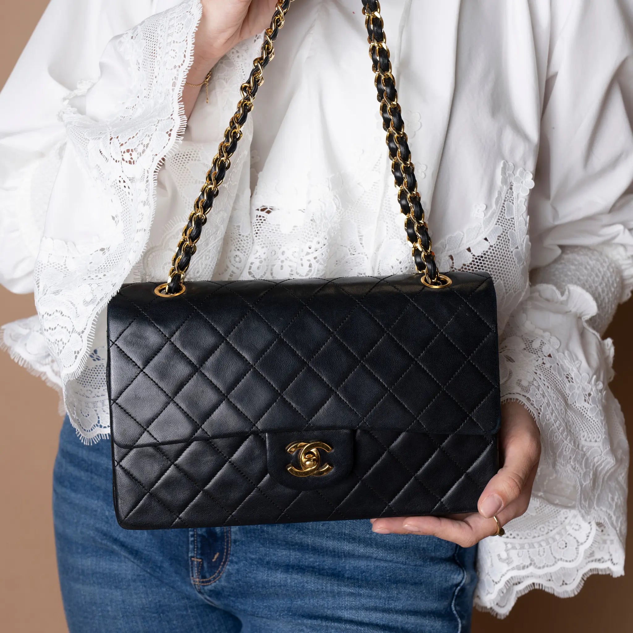 Chanel Medium Classic Lambskin Double Flap