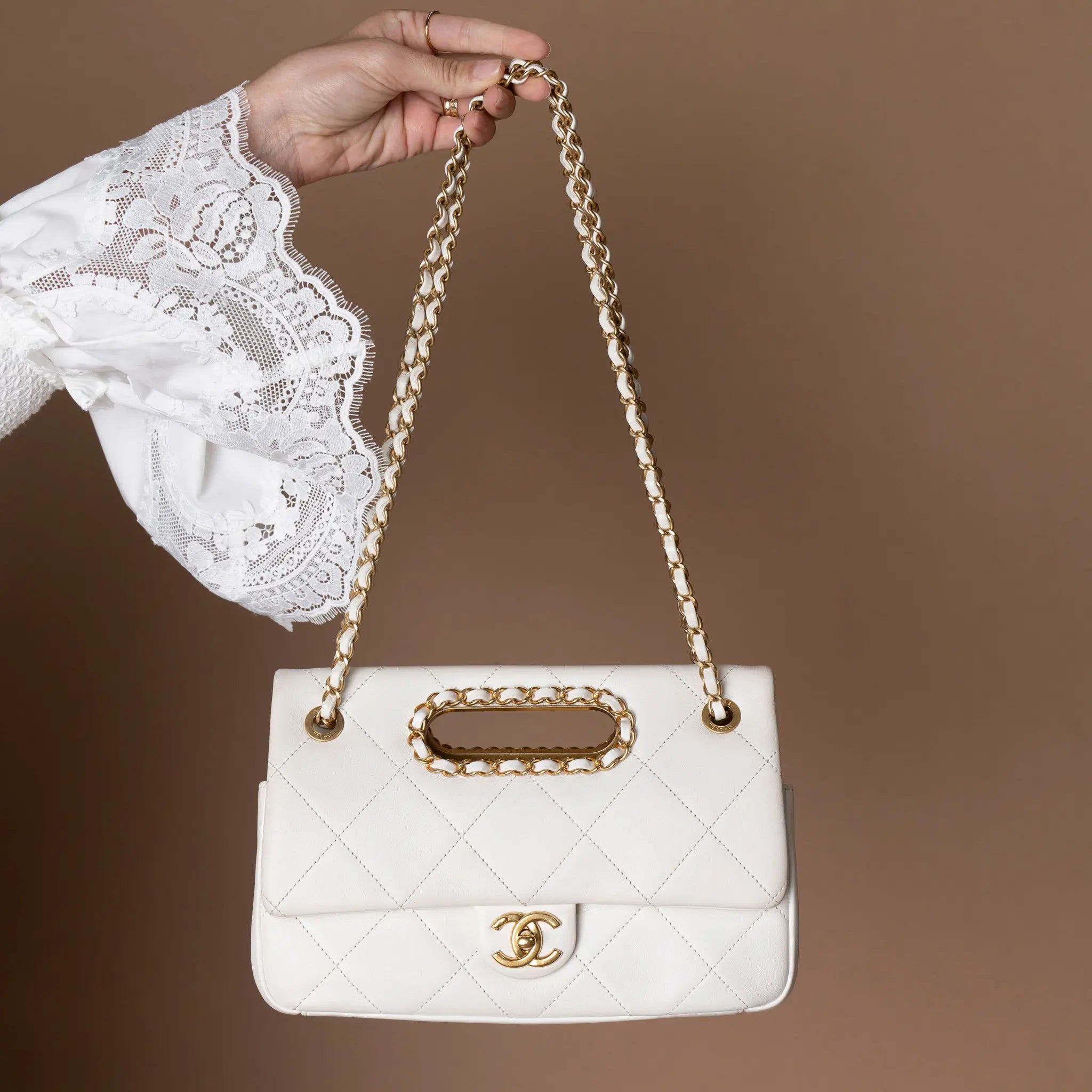 Chanel Medium Quilted Lambskin A Real Catch Flap — Featured Image