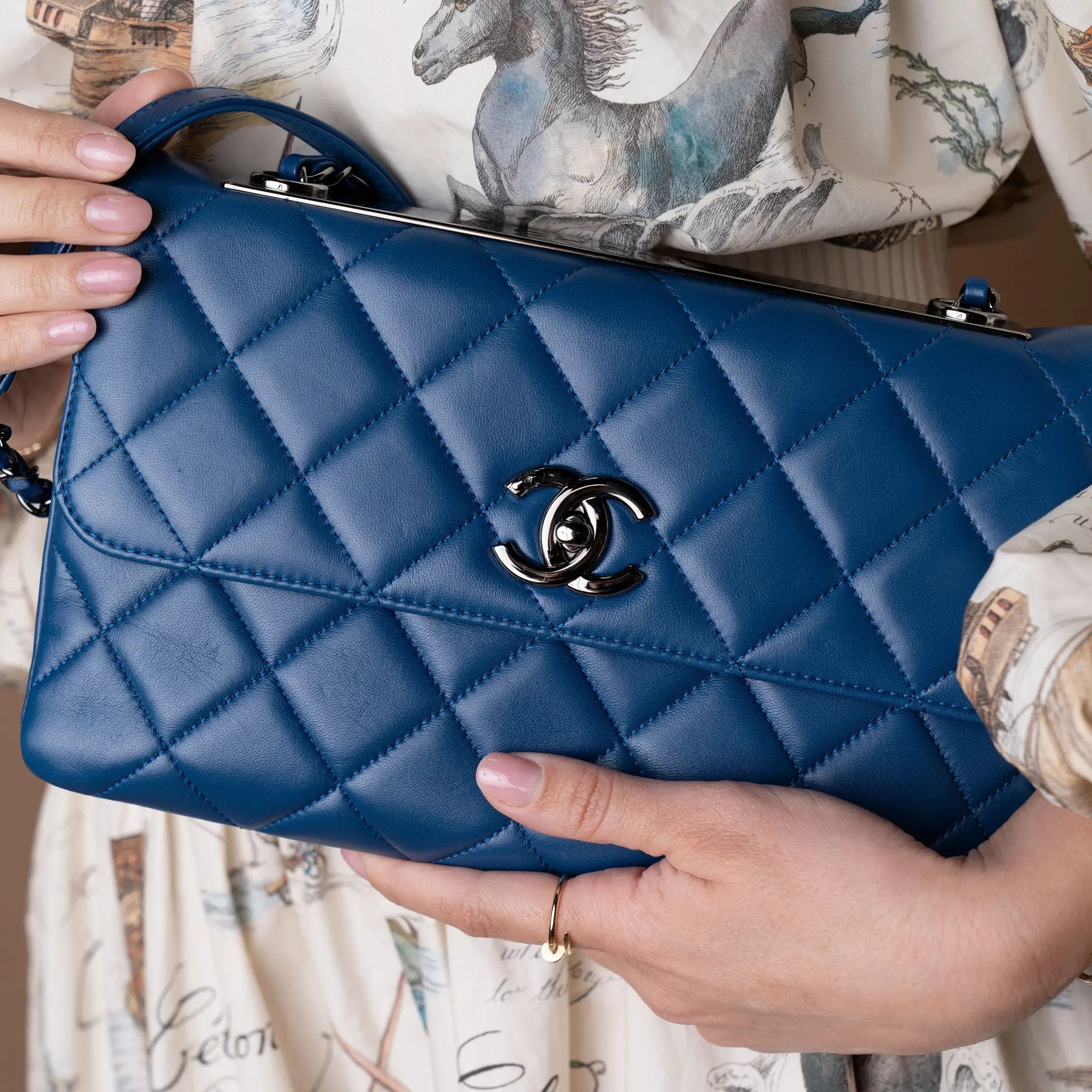 Chanel Medium Quilted Lambskin Trendy CC Flap