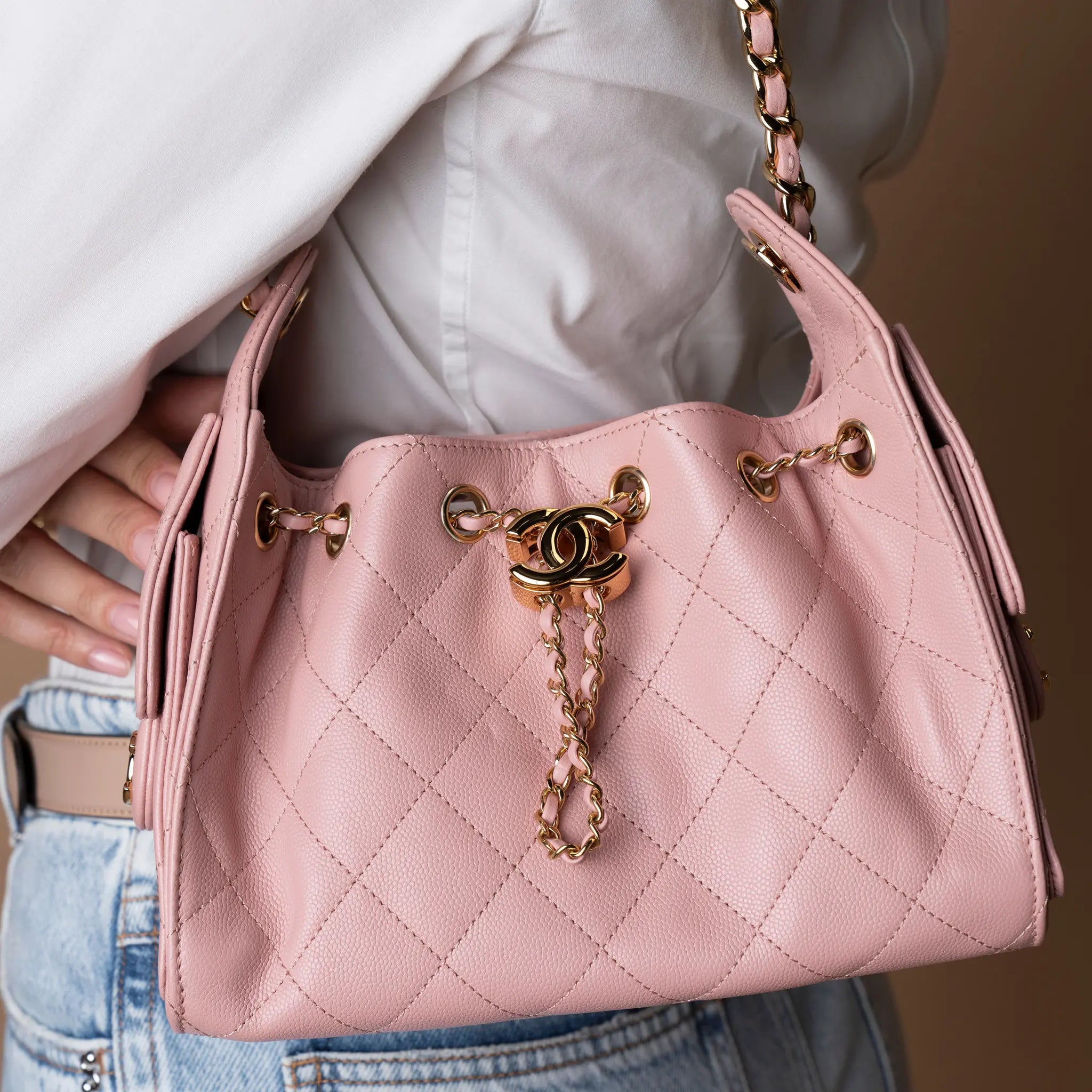 Chanel Mini Caviar 25 — Front View