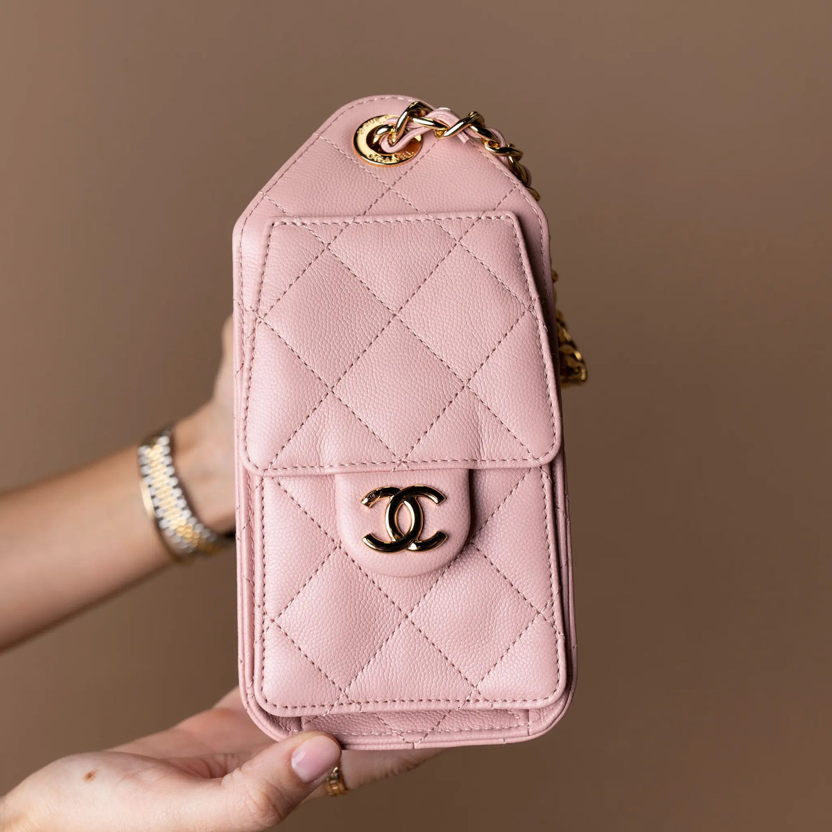 Chanel Mini Caviar 25 — Back View