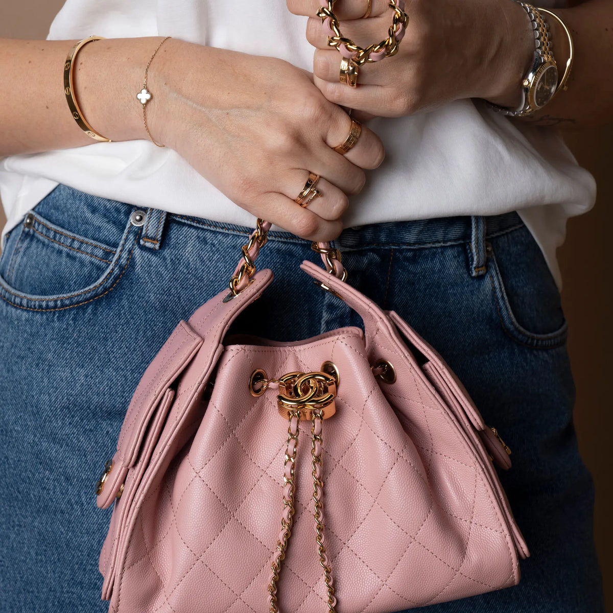 Chanel Mini Caviar 25 — Interior Detail