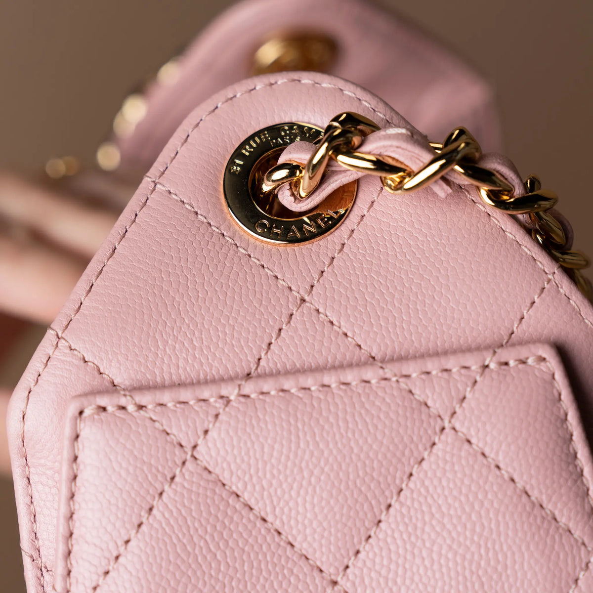 Chanel Mini Caviar 25 — Detail View