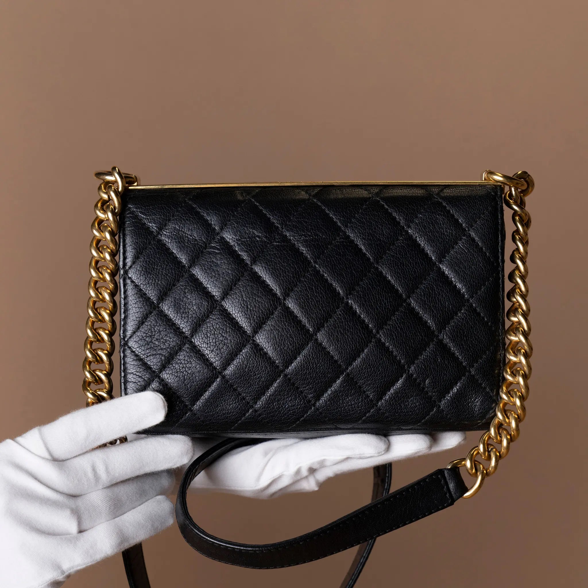 Chanel Mini Quilted Goatskin Reissue 2.55 Rita Flap — Side Profile