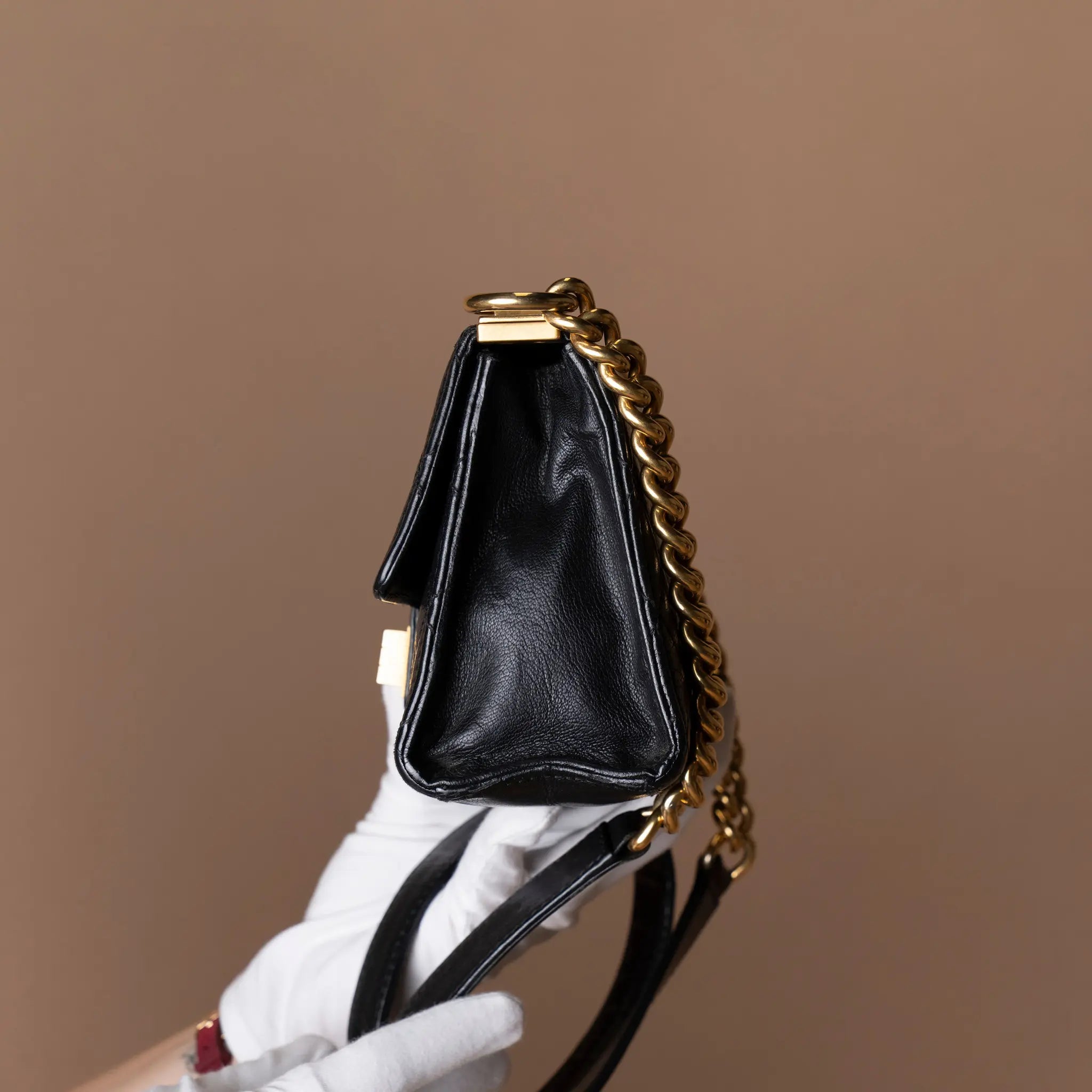 Chanel Mini Quilted Goatskin Reissue 2.55 Rita Flap — Detail View
