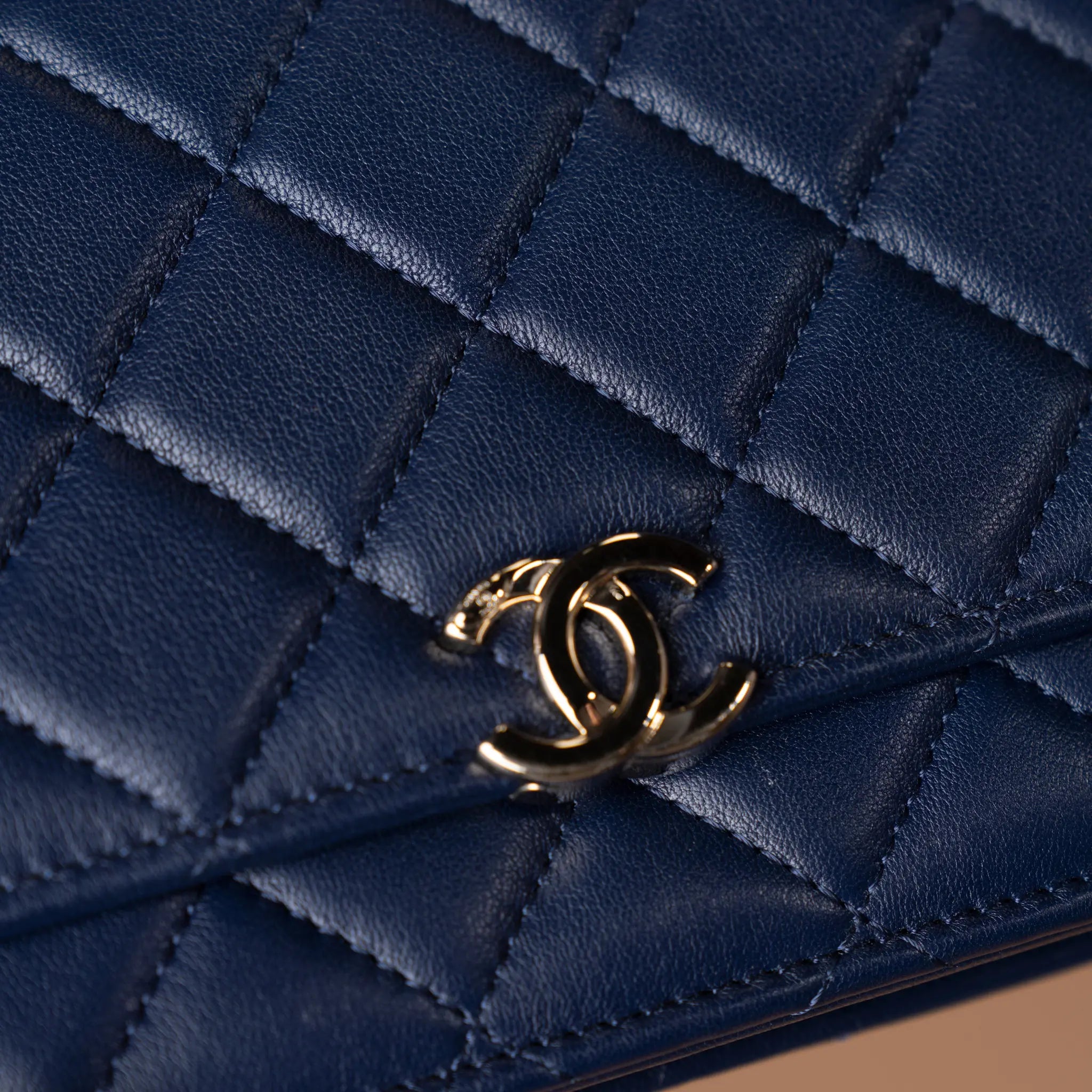 Chanel Mini Rectangular Lambskin Paris Le19M Charming Top Handle Flap — Back View