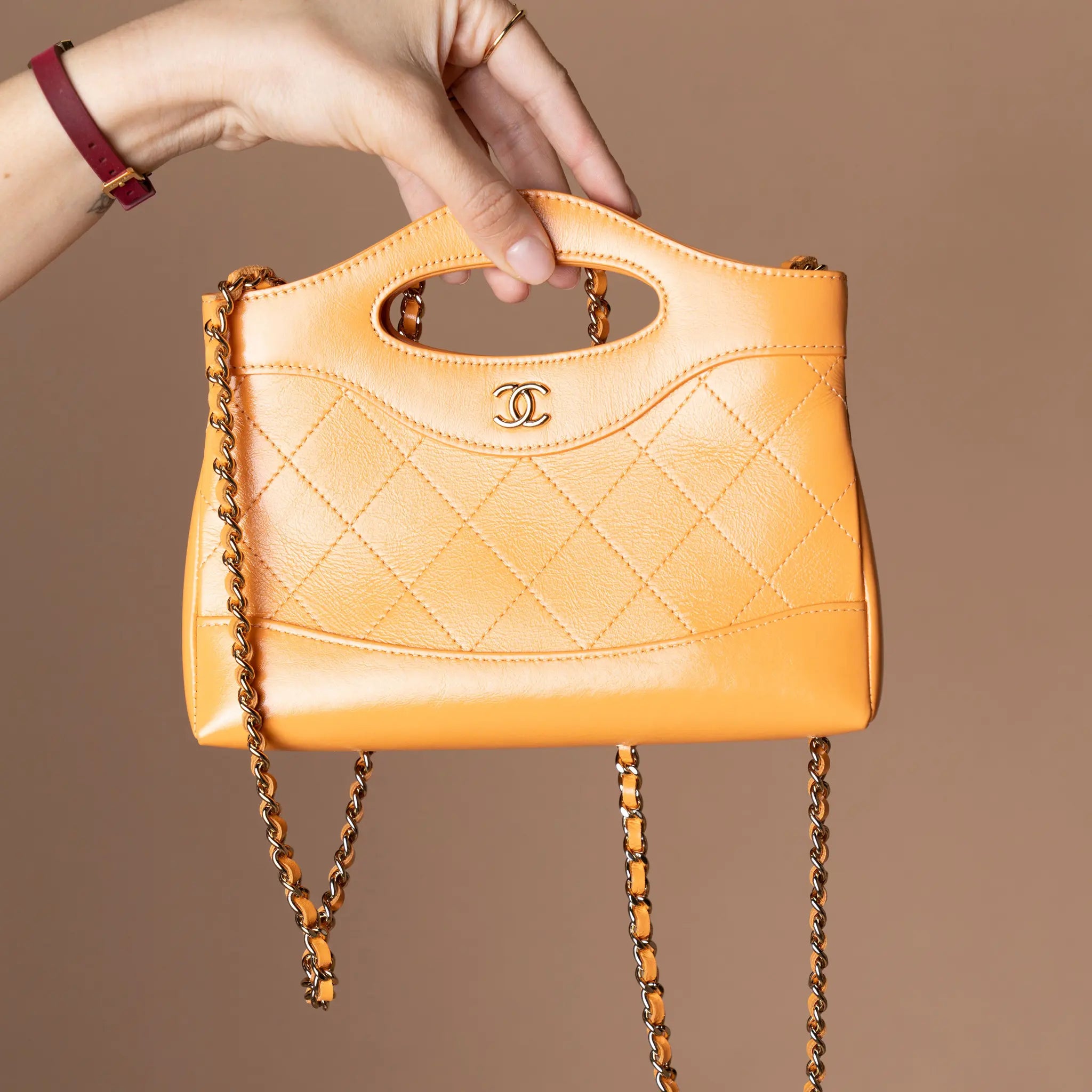 Chanel Nano Shiny Crumpled Calfskin 31 Shopping Bag — Featured Image