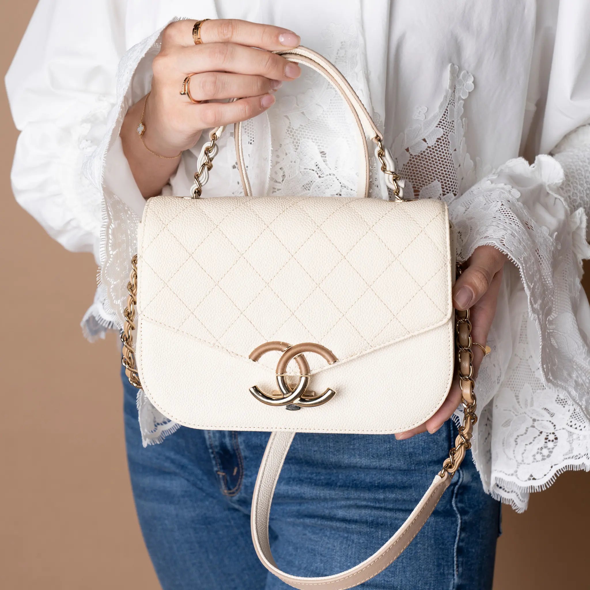 Chanel Small Caviar Paris Cuba Thread Around Flap — Front View
