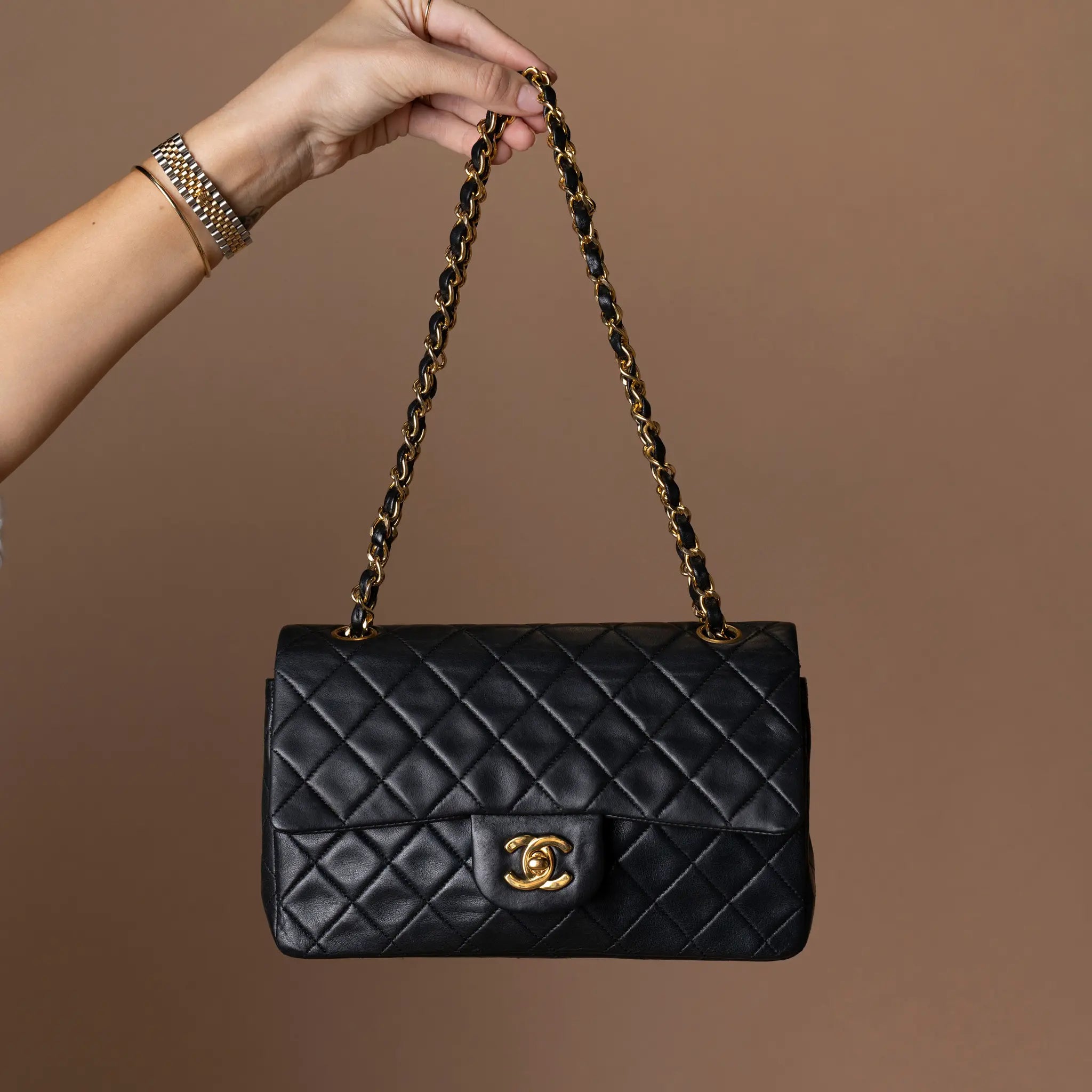 Chanel Small Classic Lambskin Double Flap — Featured Image