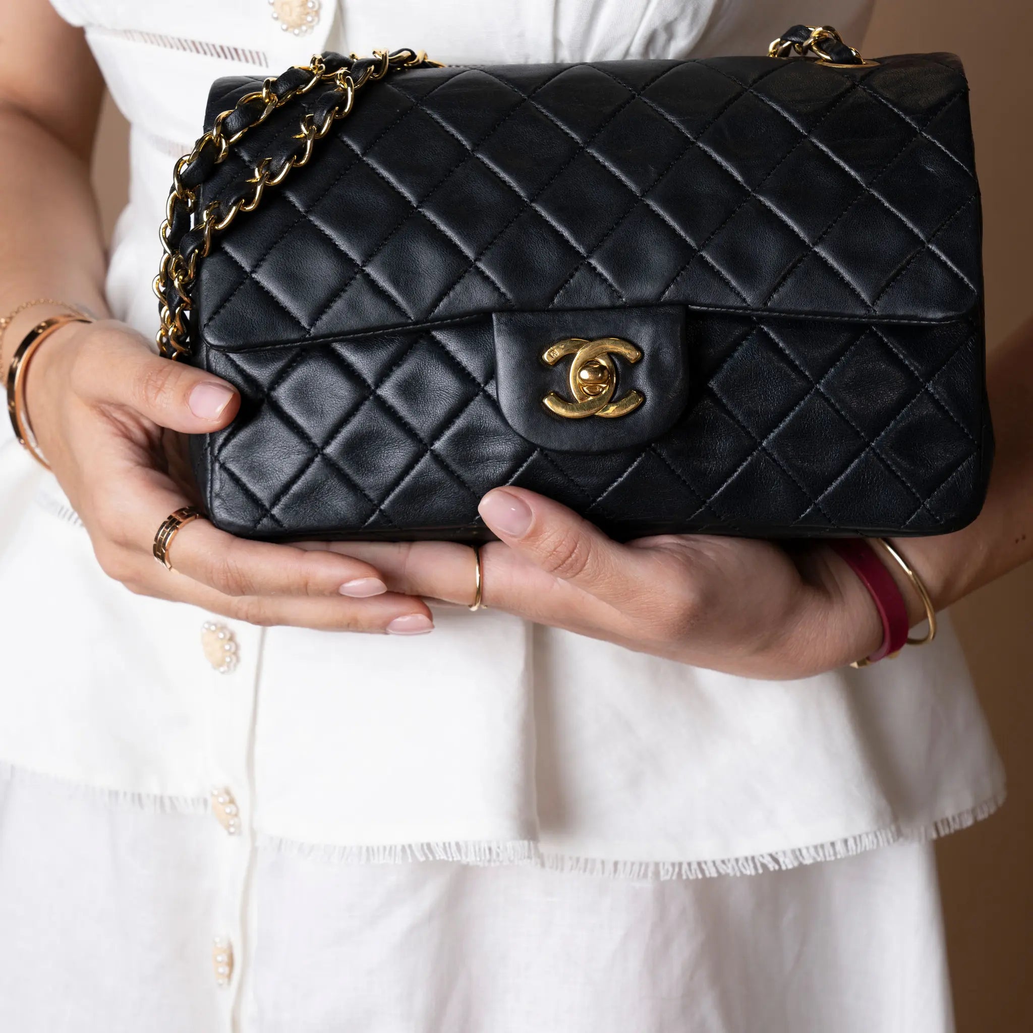 Chanel Small Classic Lambskin Double Flap — Additional View