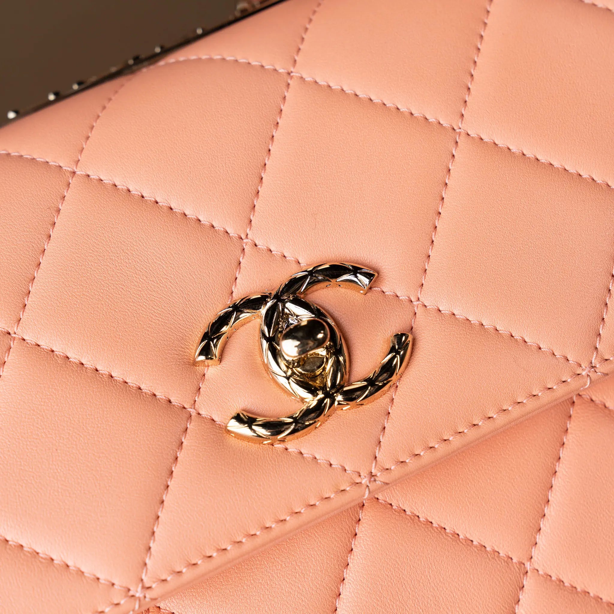 Chanel Small Lambskin Trendy CC top Handle Bag — Additional View