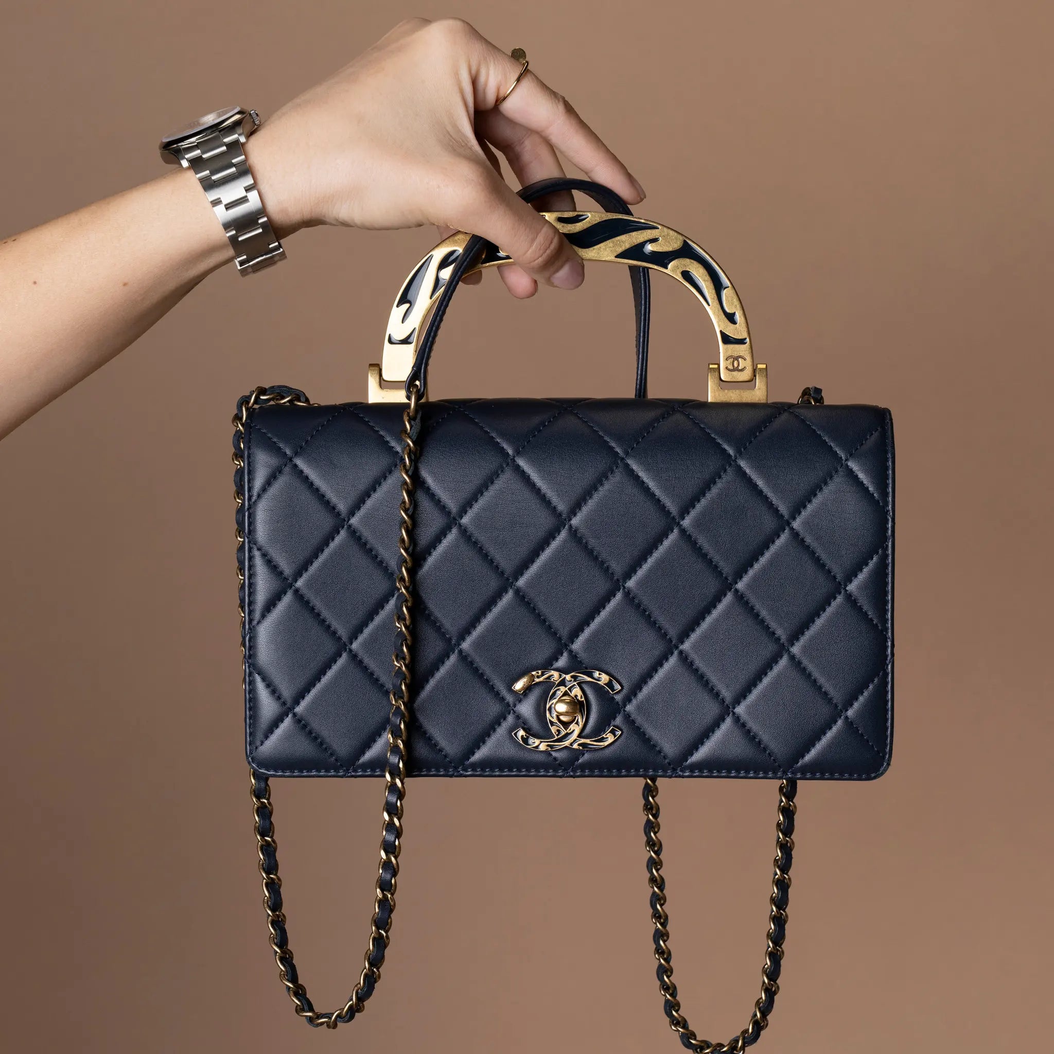 Chanel Small Quilted Lambskin Art Nouvelle Flap — Featured Image