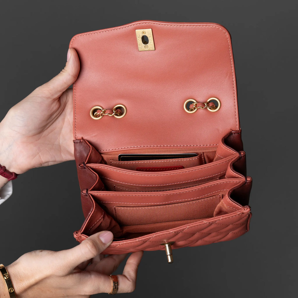Chanel Small Quilted Lambskin Daily Companion Flap — Front View