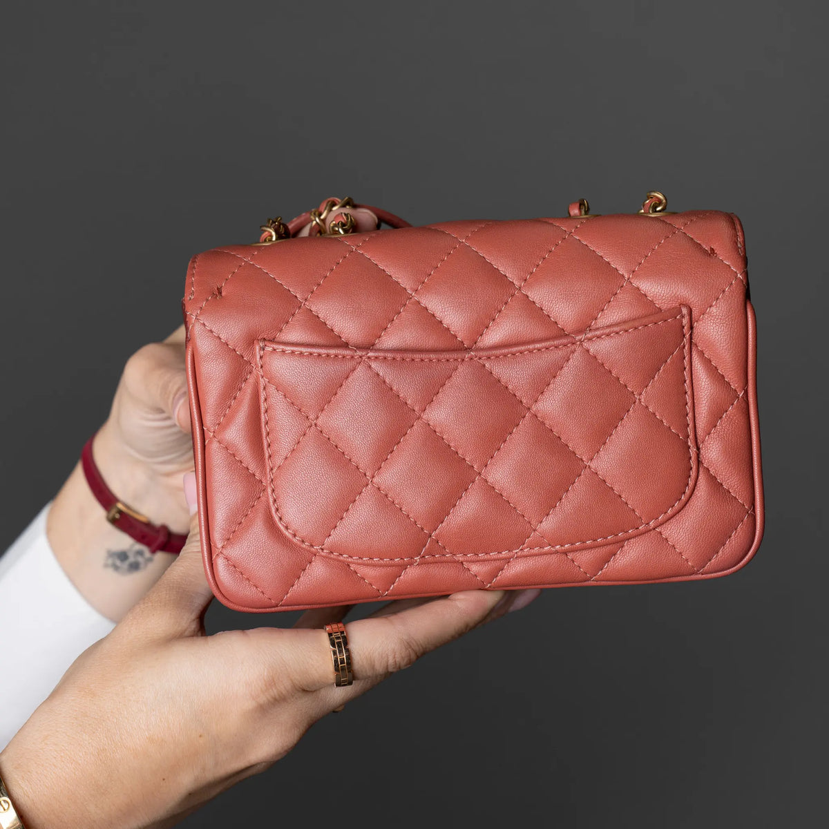 Chanel Small Quilted Lambskin Daily Companion Flap — Side Profile