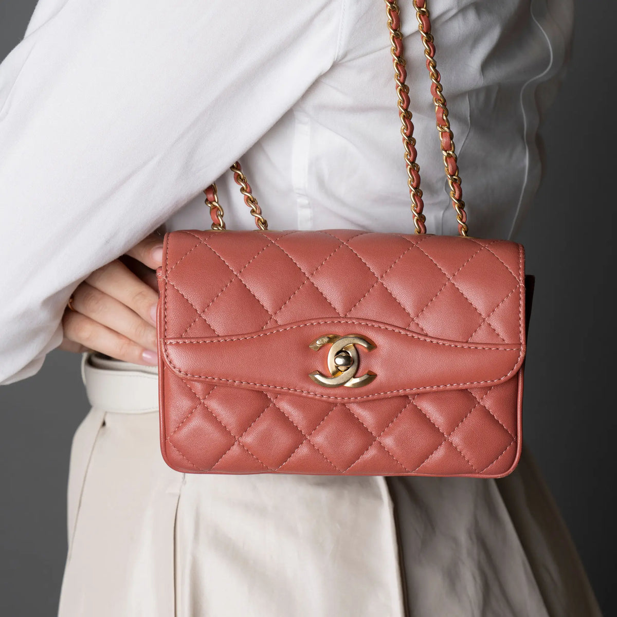 Chanel Small Quilted Lambskin Daily Companion Flap — Interior Detail