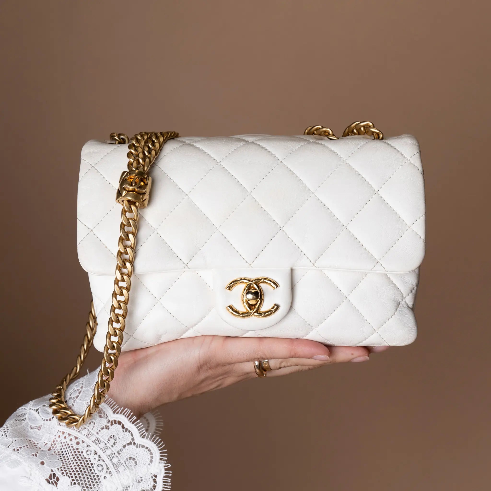 Chanel Small Quilted Lambskin Pillow Crush Flap — Featured Image