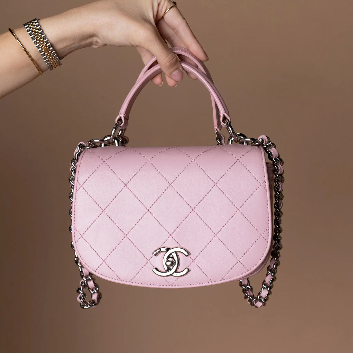 Chanel Small Stitched Calfskin Ring My Bag Flap — Featured Image