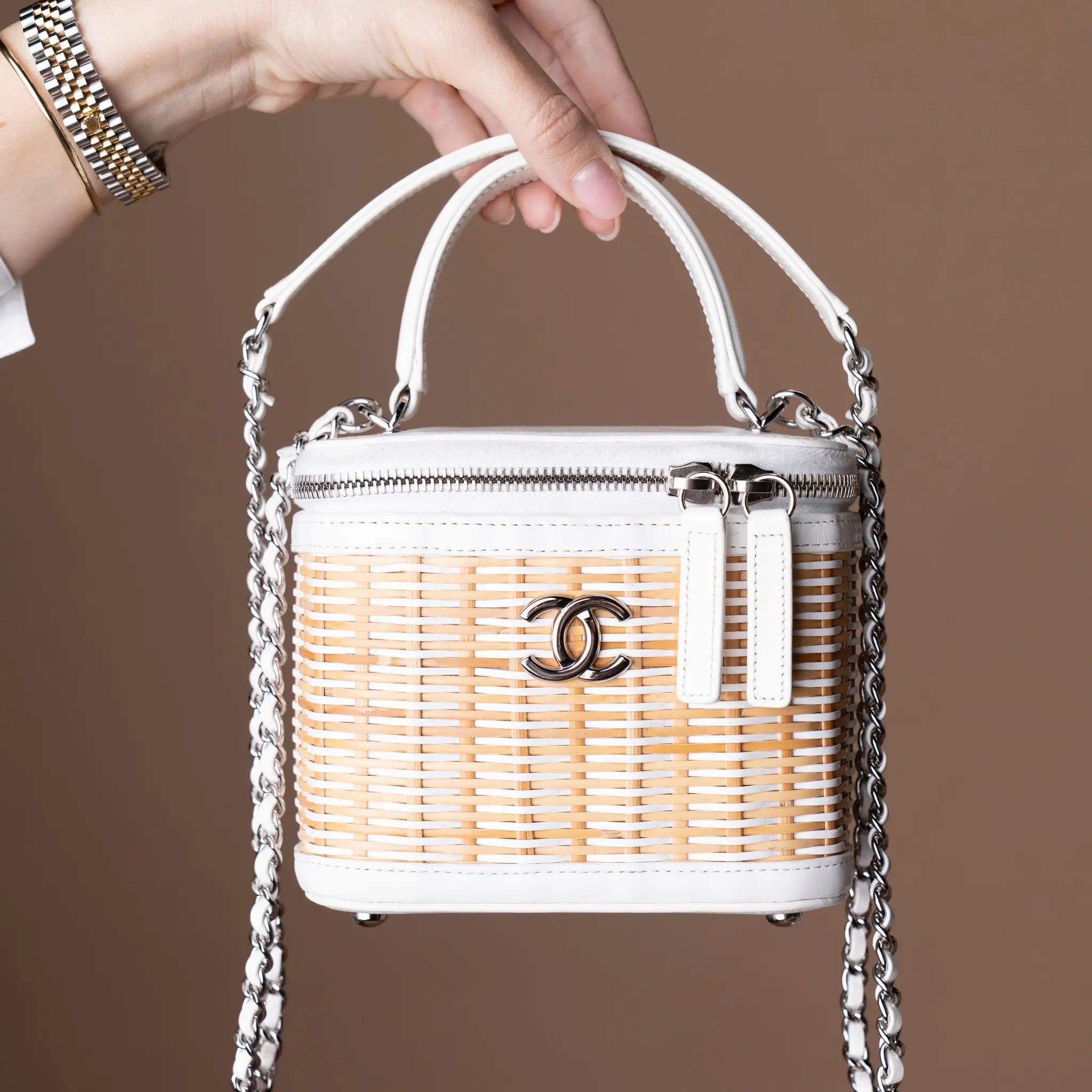 Chanel Take Away Wicker Vanity Case — Additional View