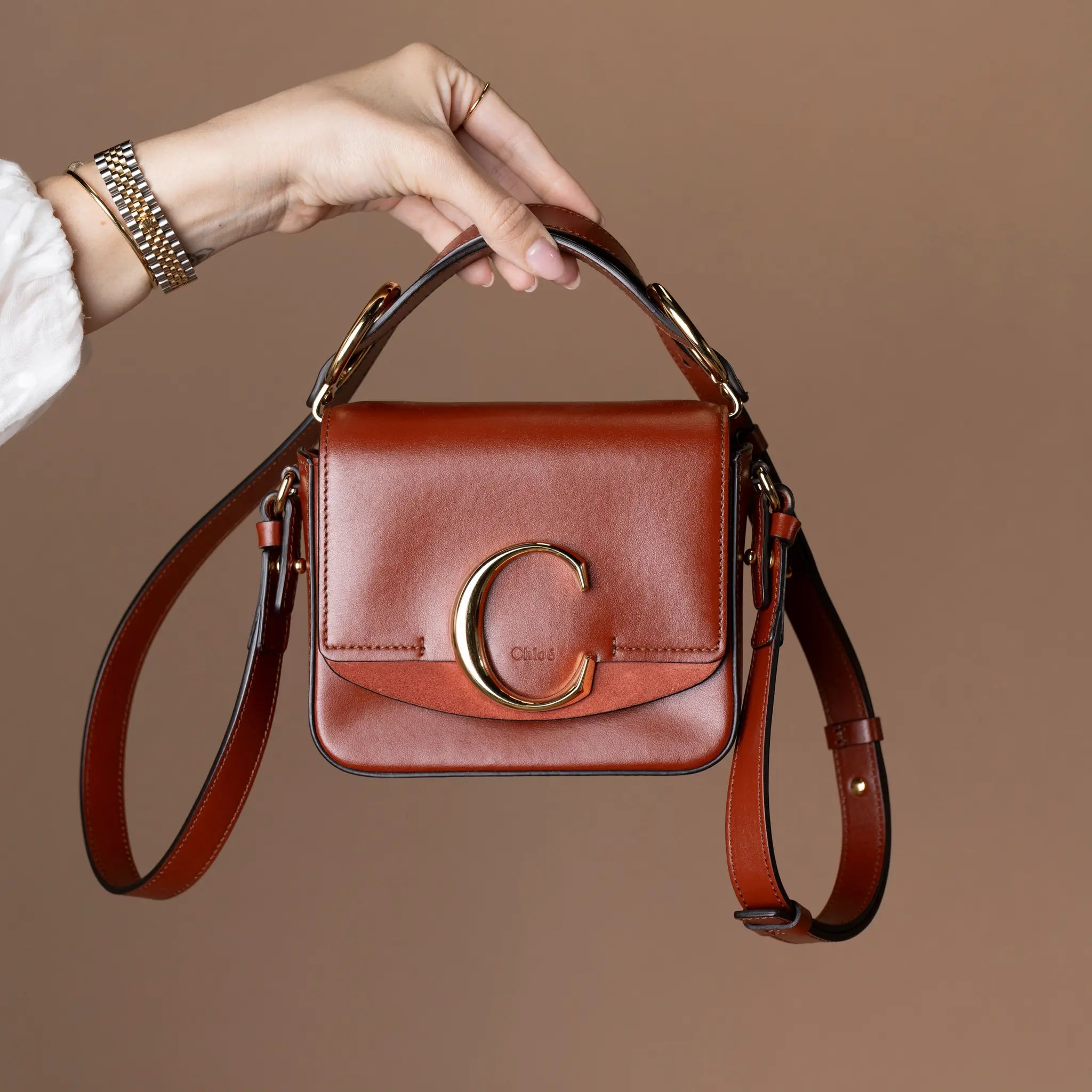 Chloé C Mini Bag — Interior Detail