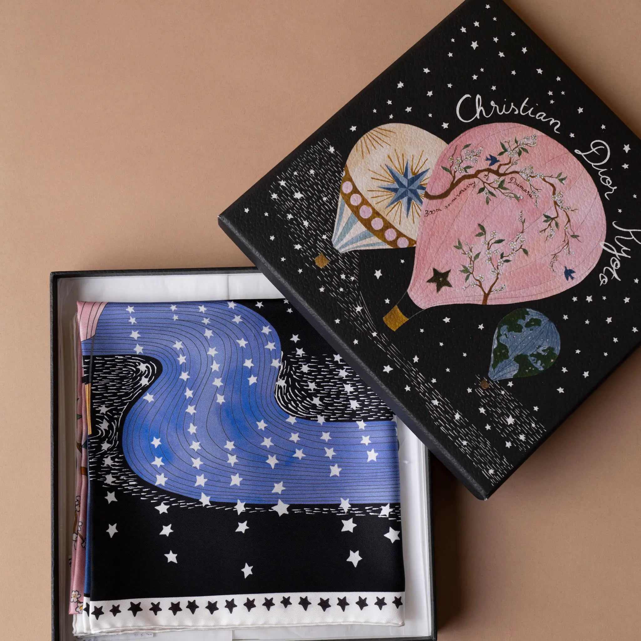 Dior Balloon Silk Scarf — Front View