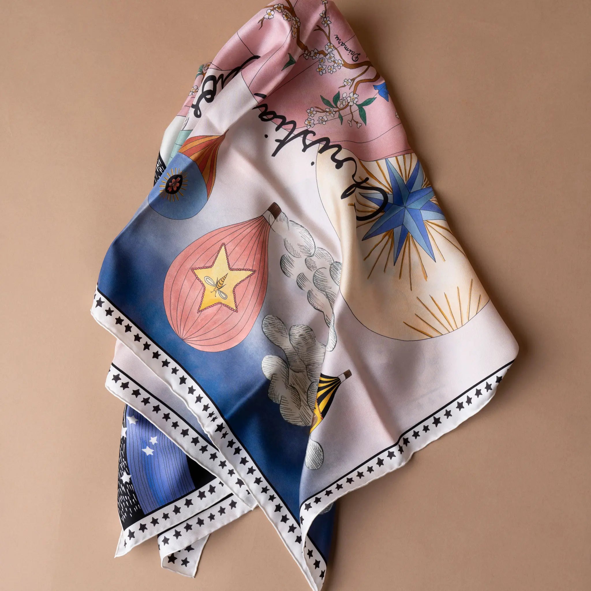 Dior Balloon Silk Scarf — Back View