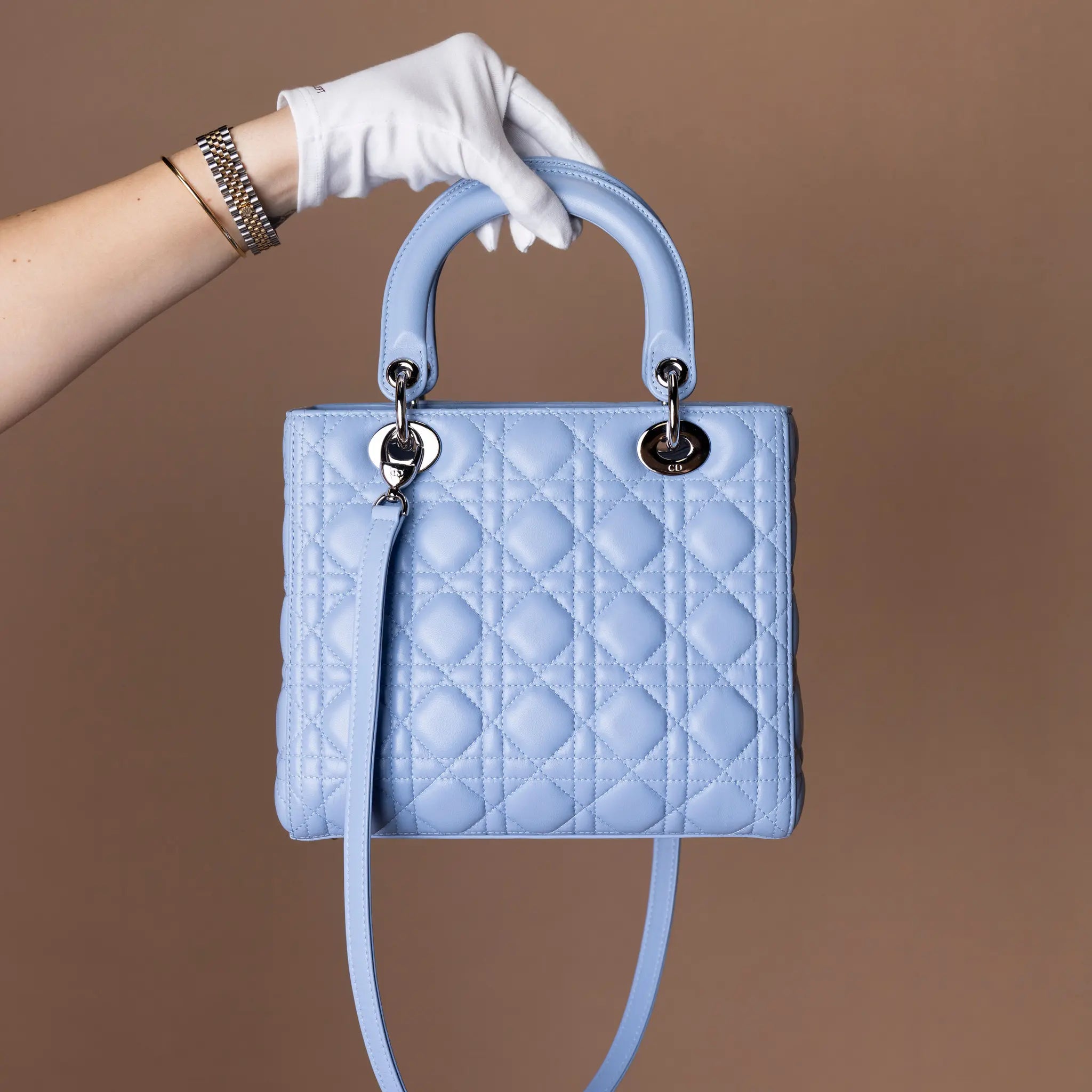 Dior Medium Lambskin Cannage Lady Dior — Additional View