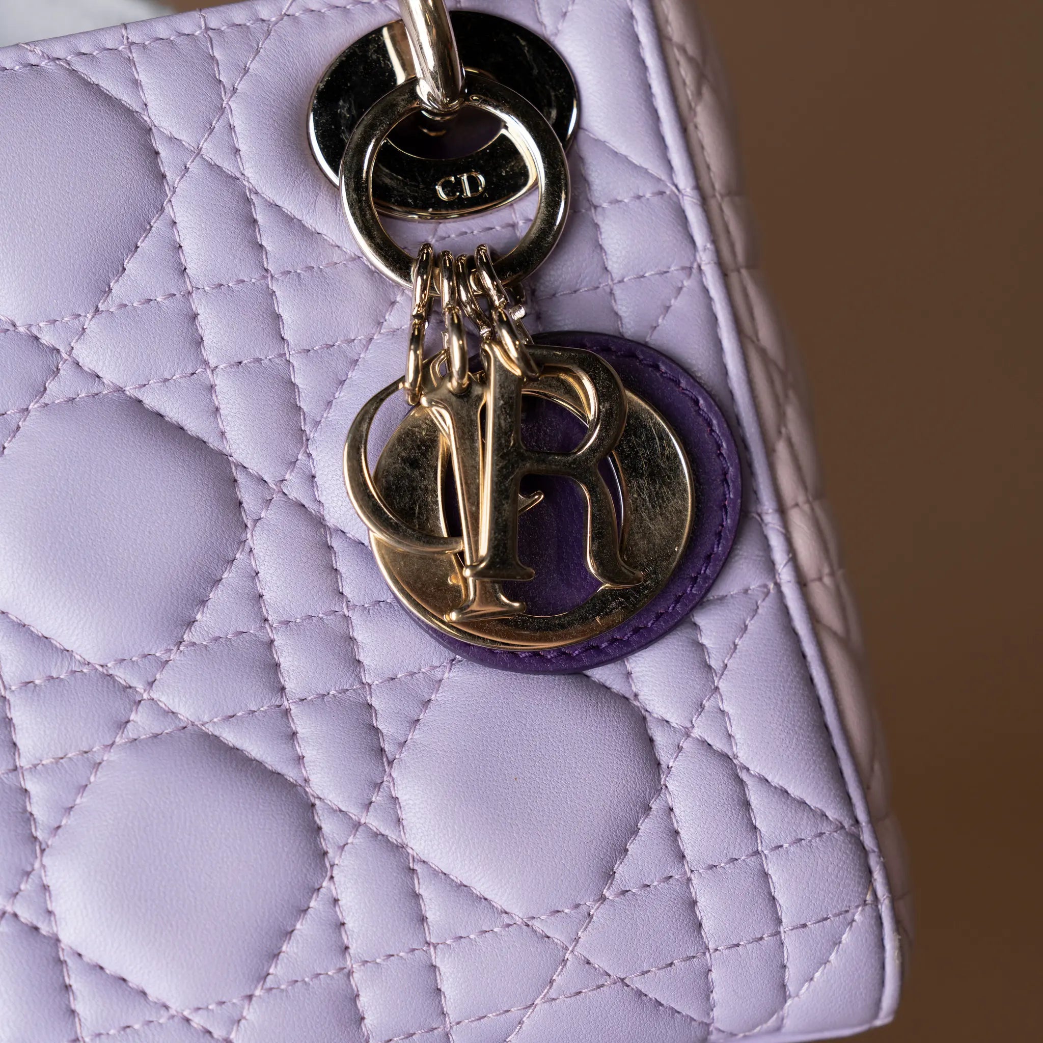 Dior Mini Lady Dior Cannage — Interior Detail