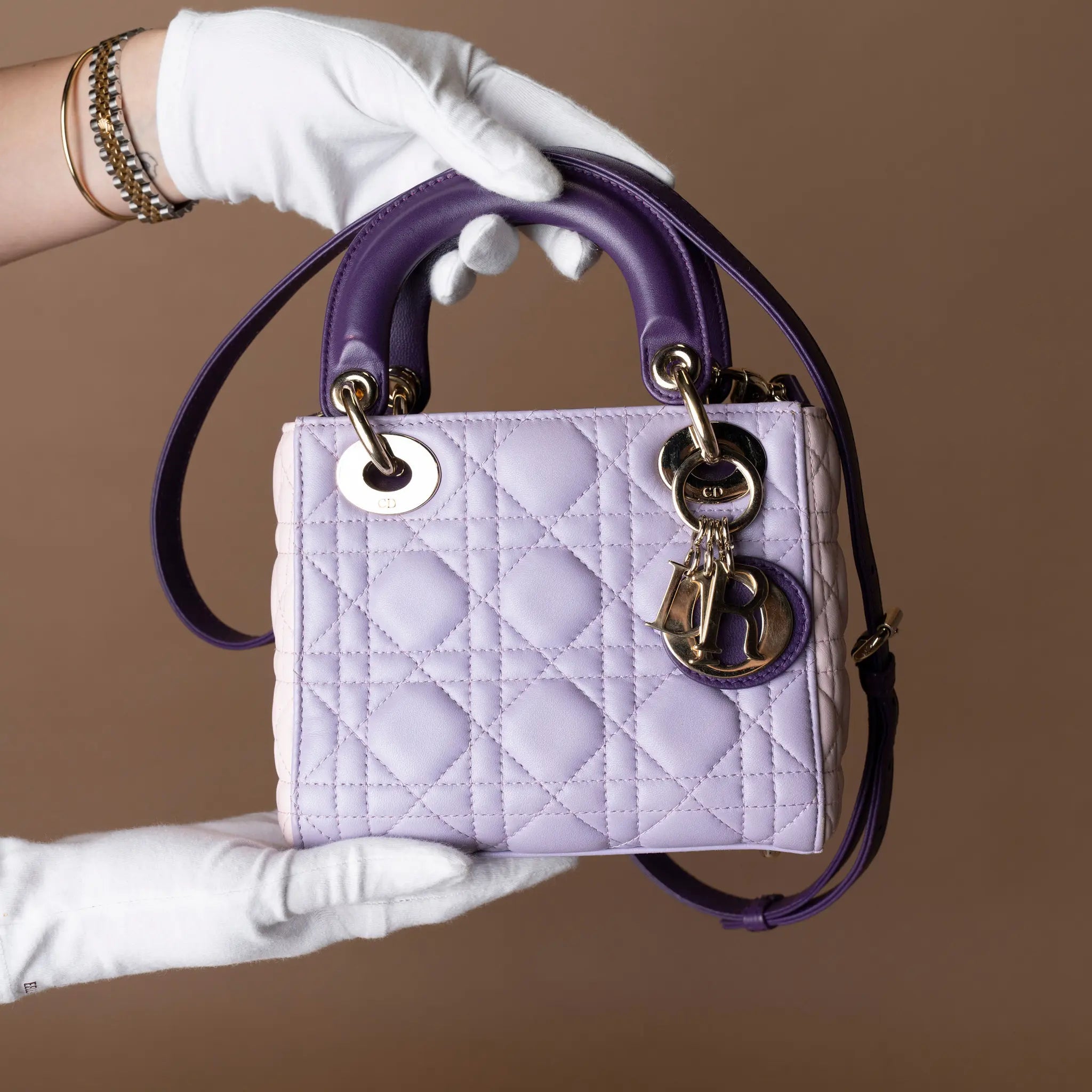 Dior Mini Lady Dior Cannage — Interior Detail