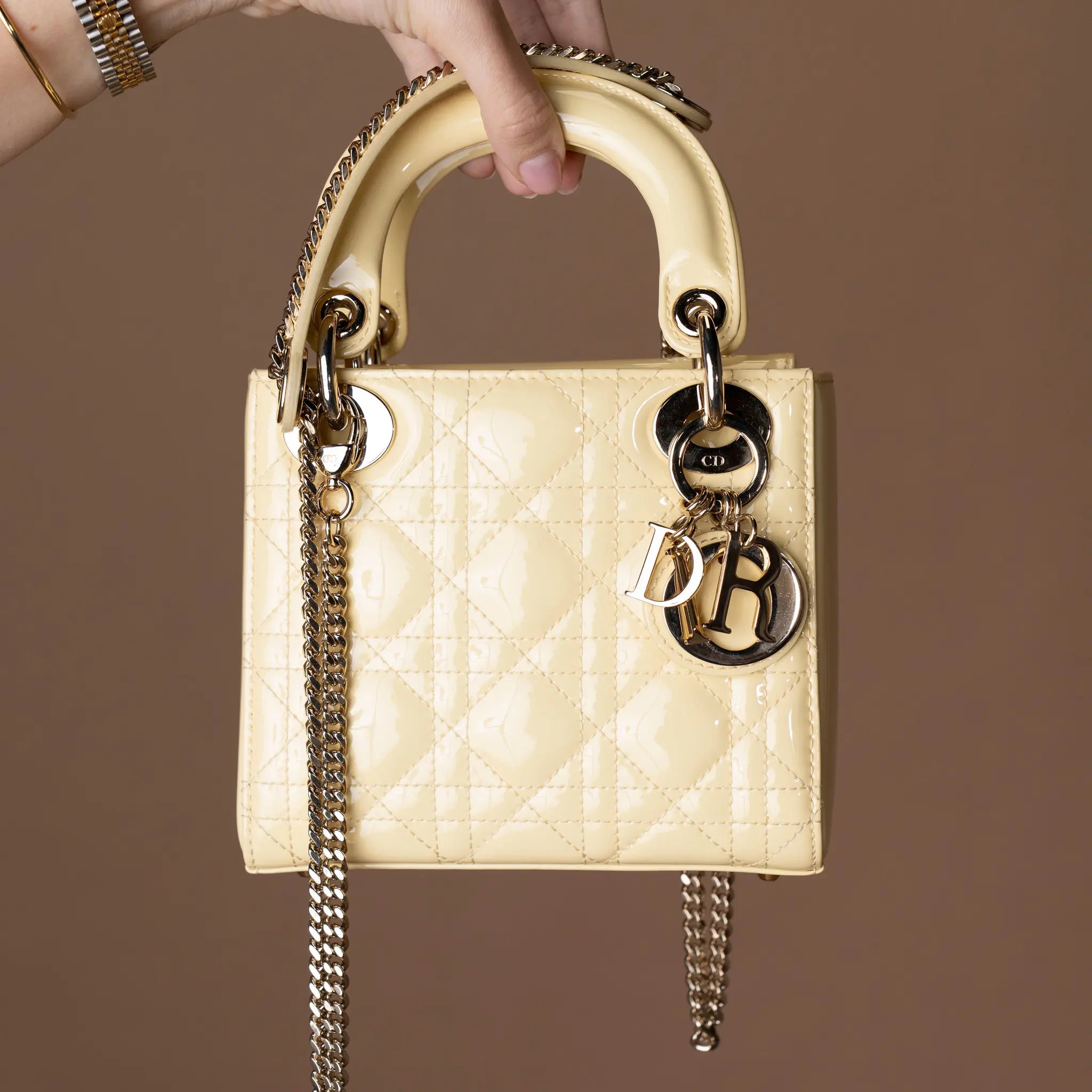 Dior Mini Patent Cannage Lady Dior — Additional View