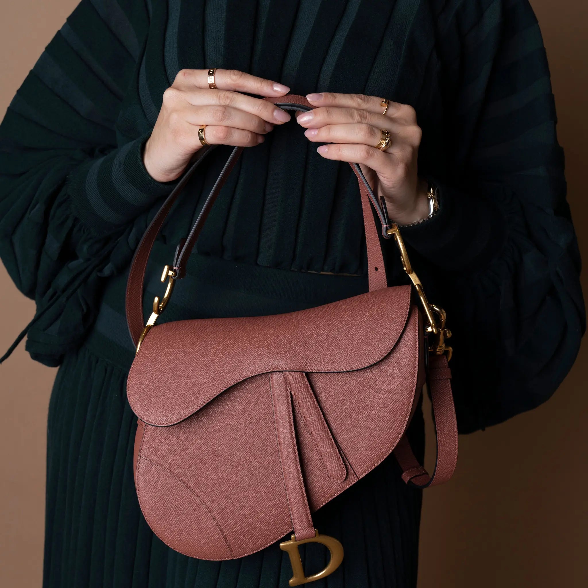 Dior Saddle Bag With Strap