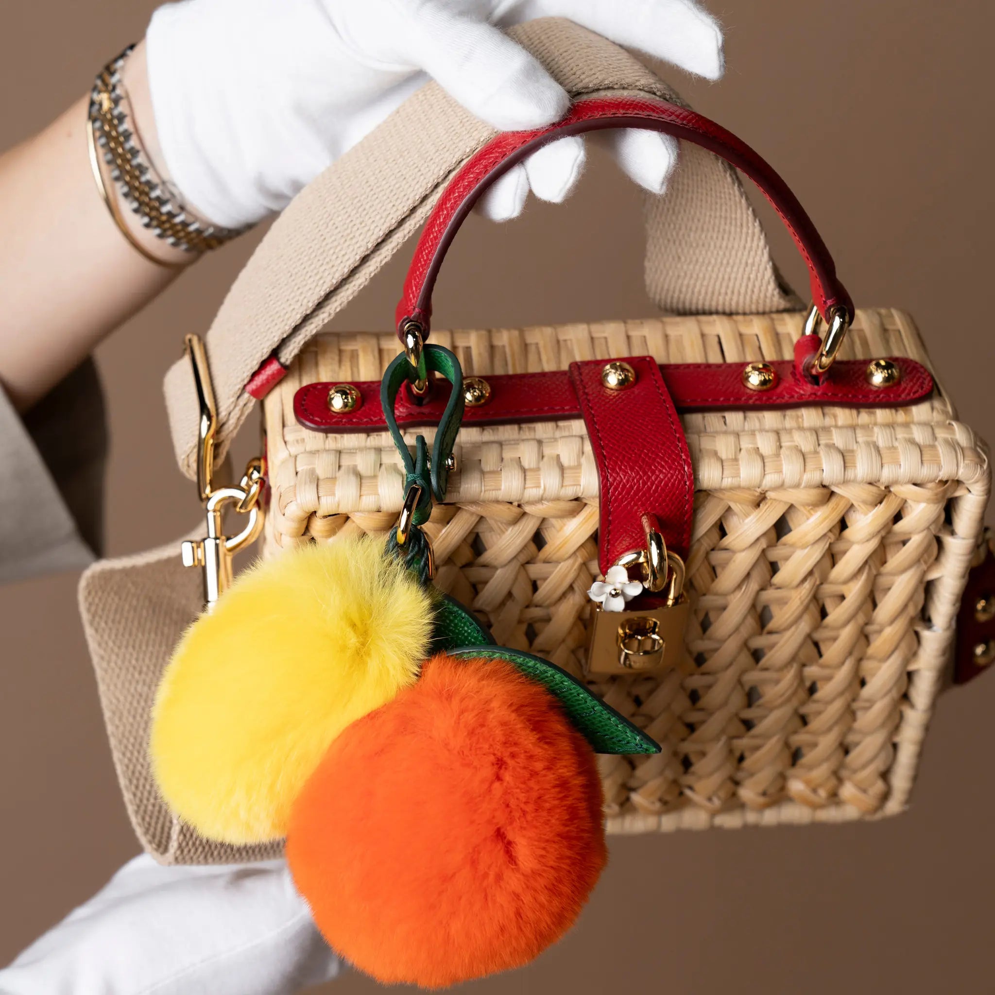Dolce & Gabbana Box Wicker Bag — Close-up Detail