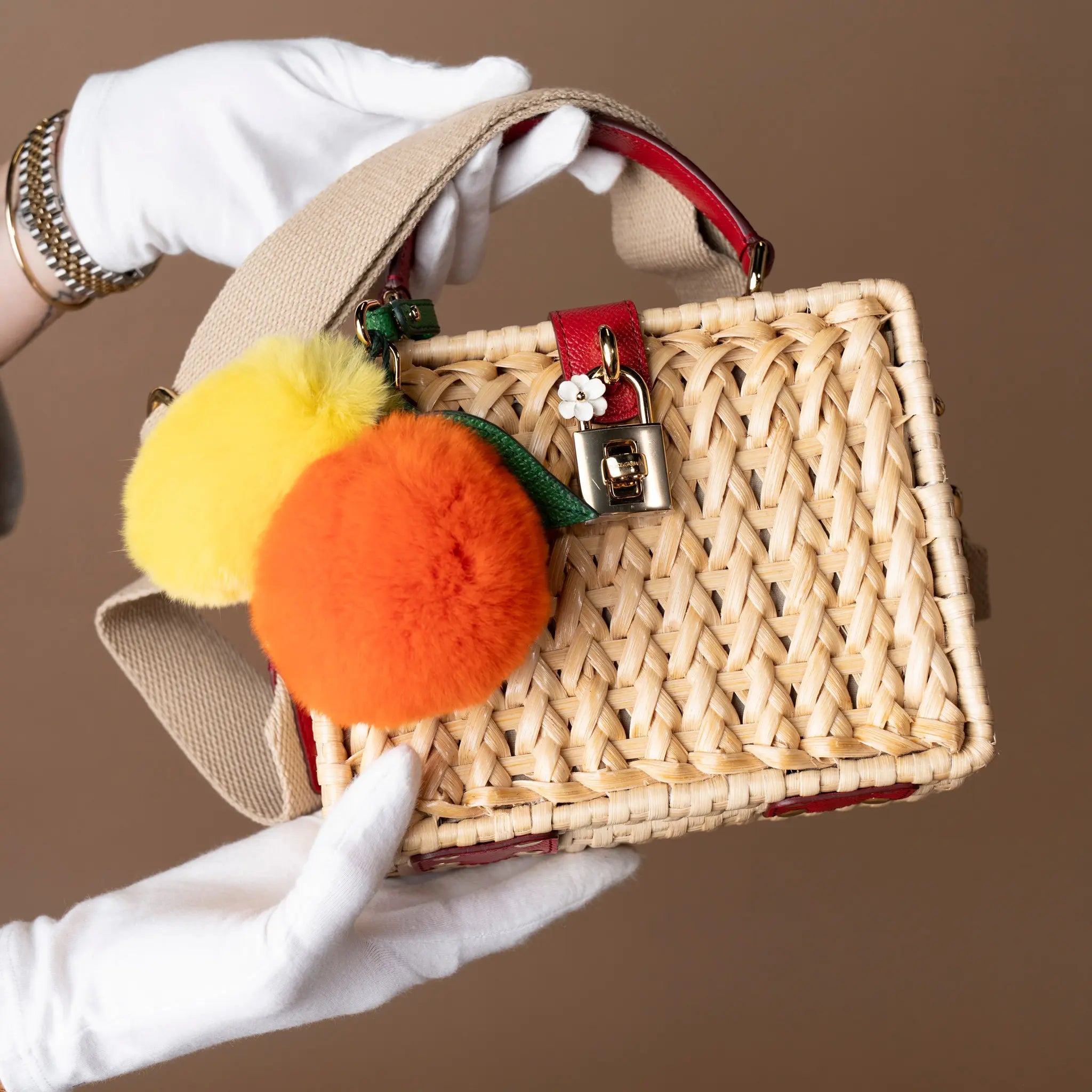 Dolce & Gabbana Box Wicker Bag — Additional View