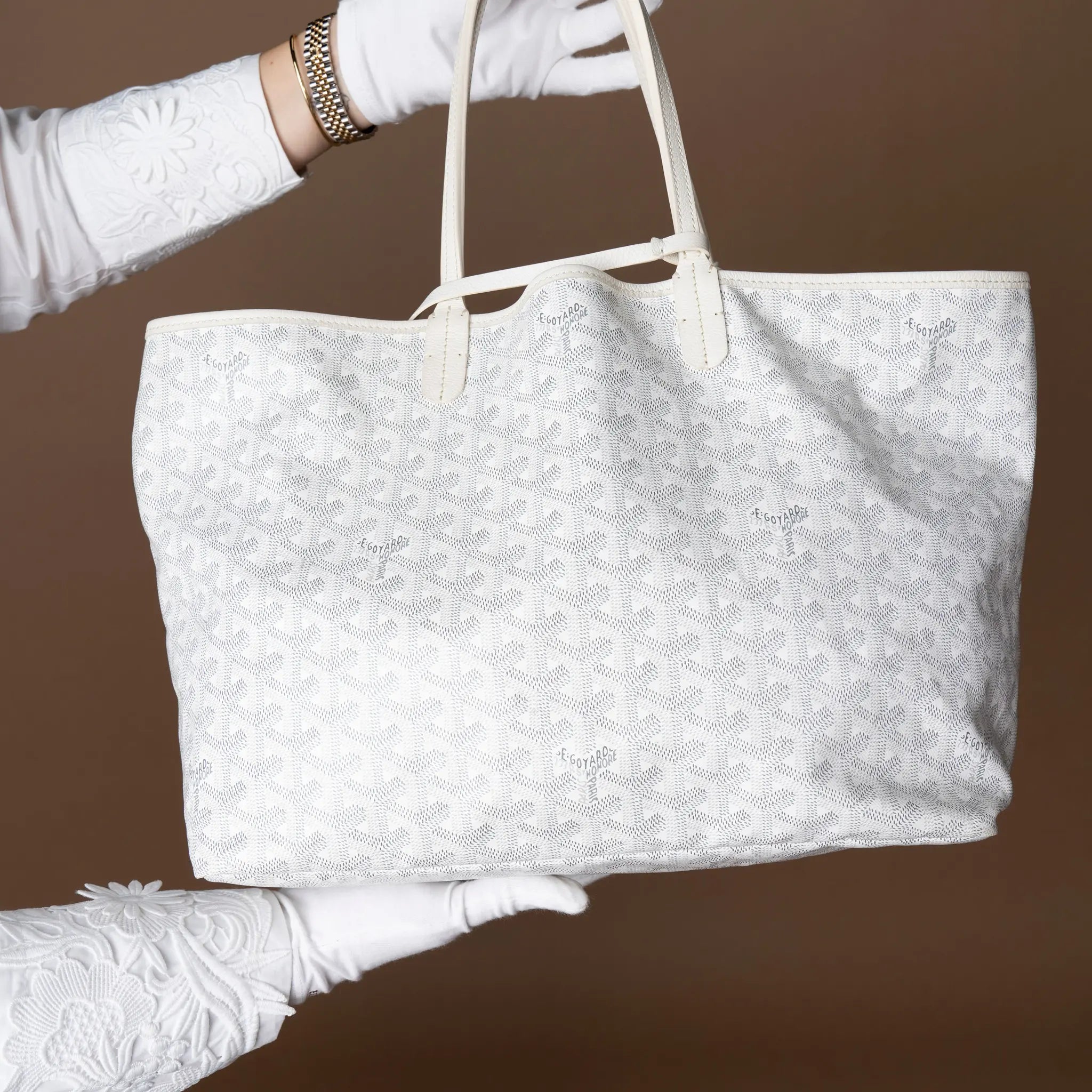 Goyard Goyardine French Bulldog Saint Louis PM — Interior Detail