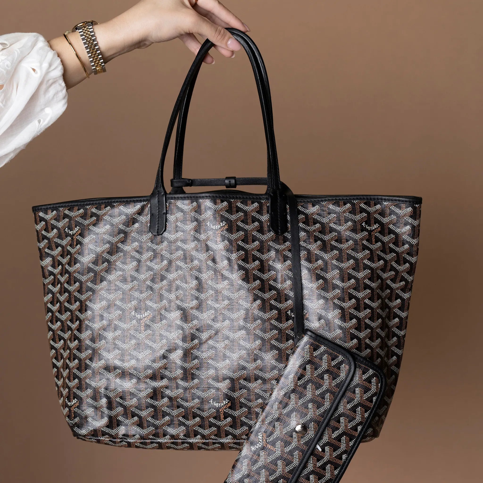Goyard Goyardine Saint Louis PM — Close-up Detail