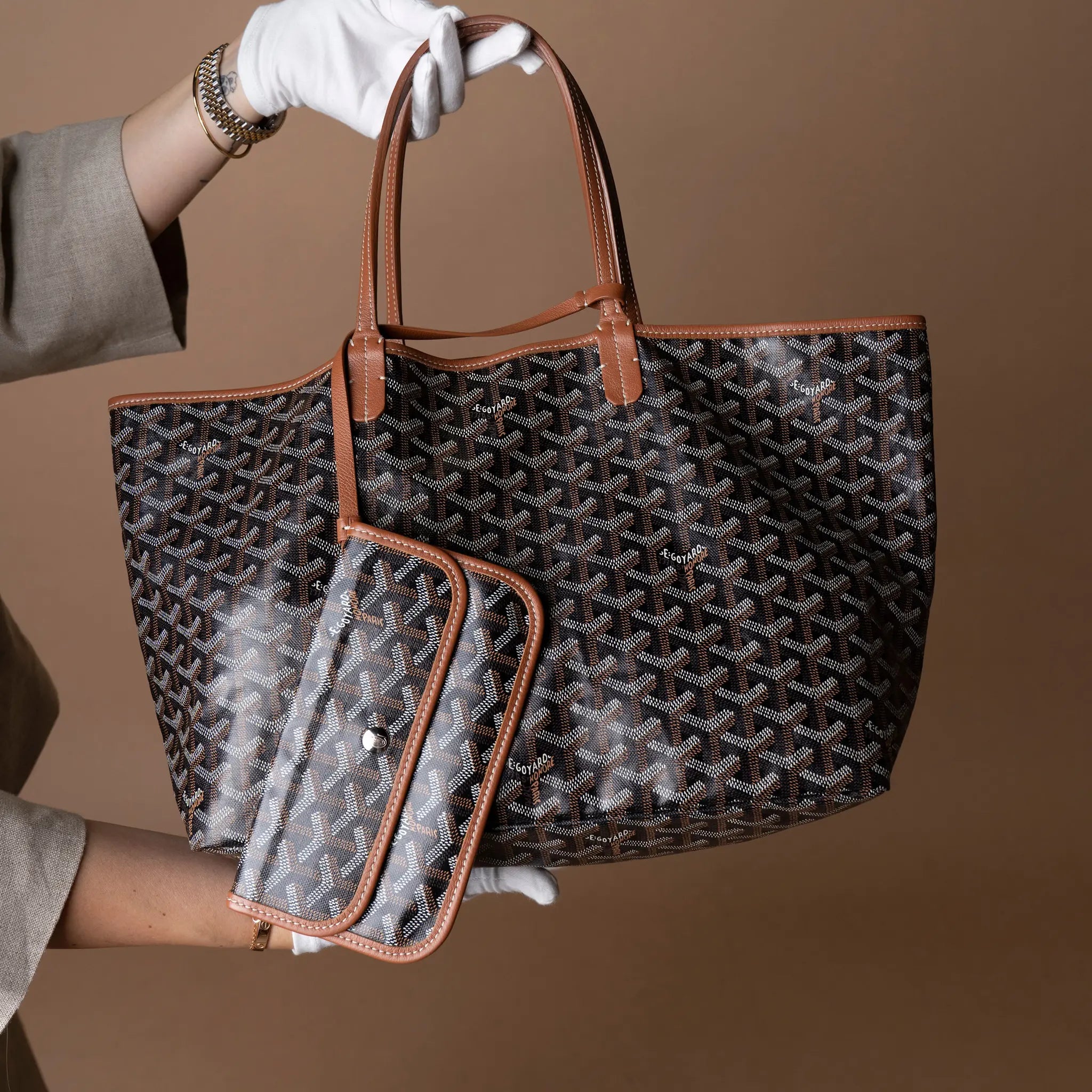Goyard Goyardine Saint Louis PM — Close-up Detail
