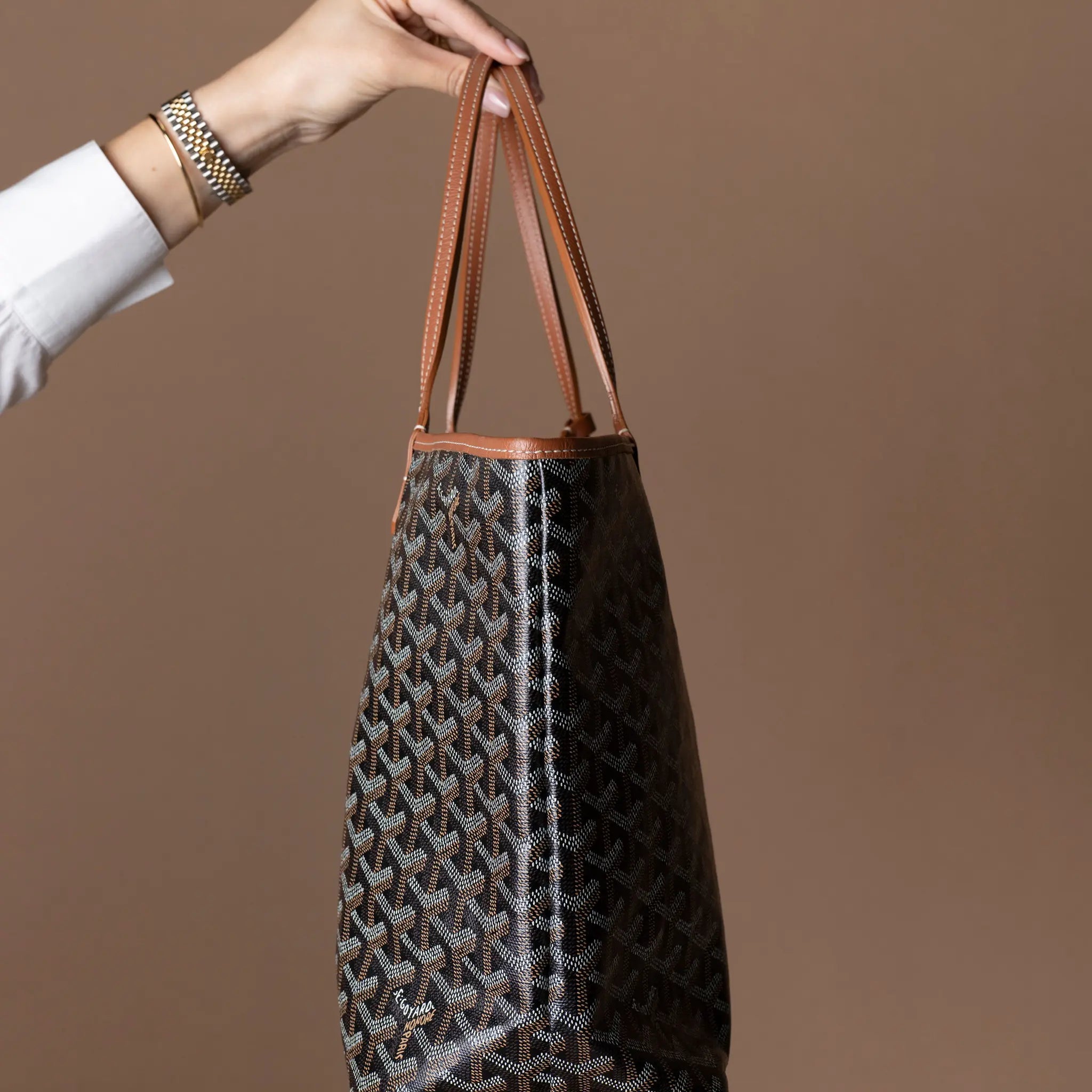 Goyard Goyardine Saint Louis PM — Interior Detail