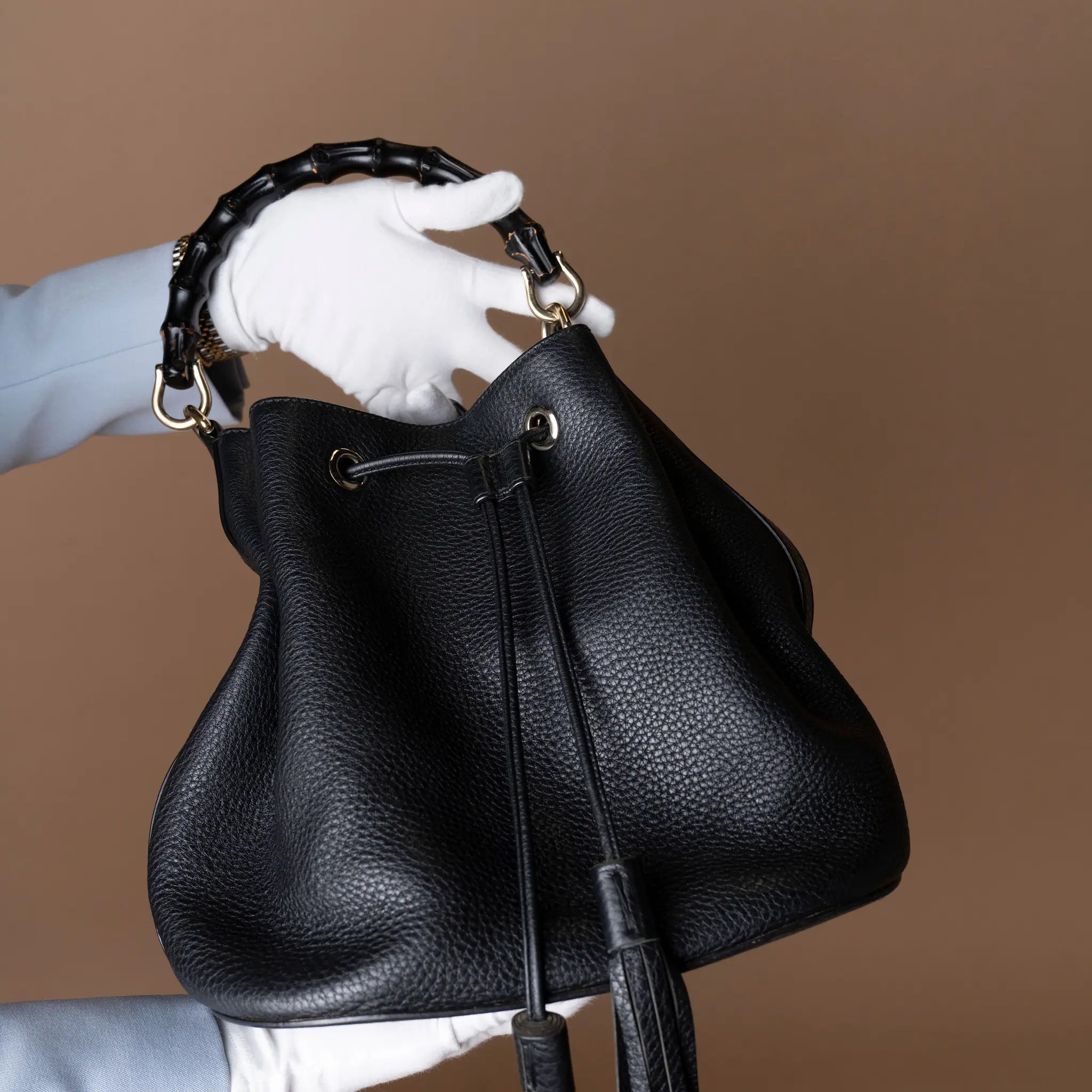 Gucci Bucket Bag — Side Profile