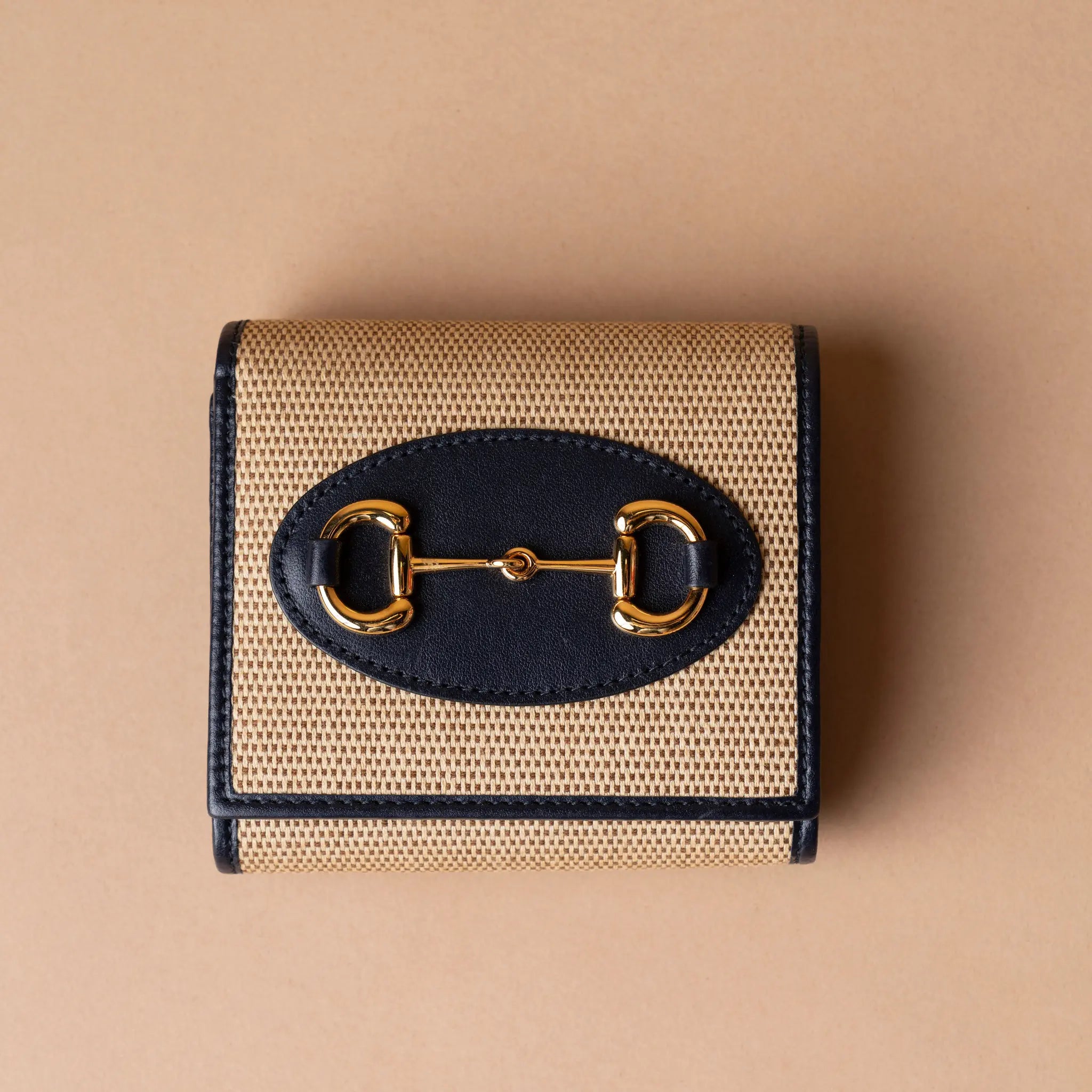 Gucci Canvas Horsebit 1955 Bifold Wallet — Featured Image