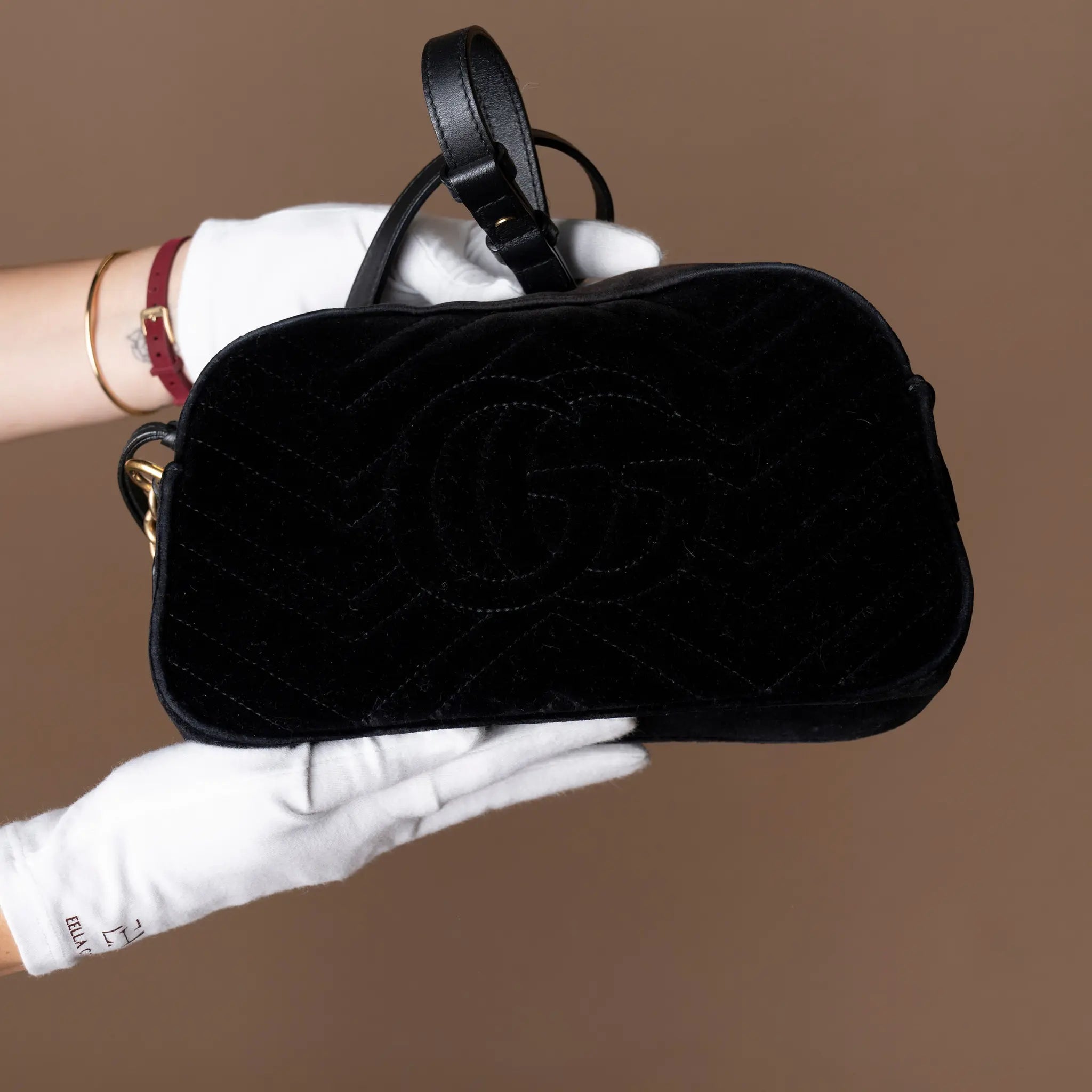 Gucci GG Marmont Camera Bag — Interior Detail