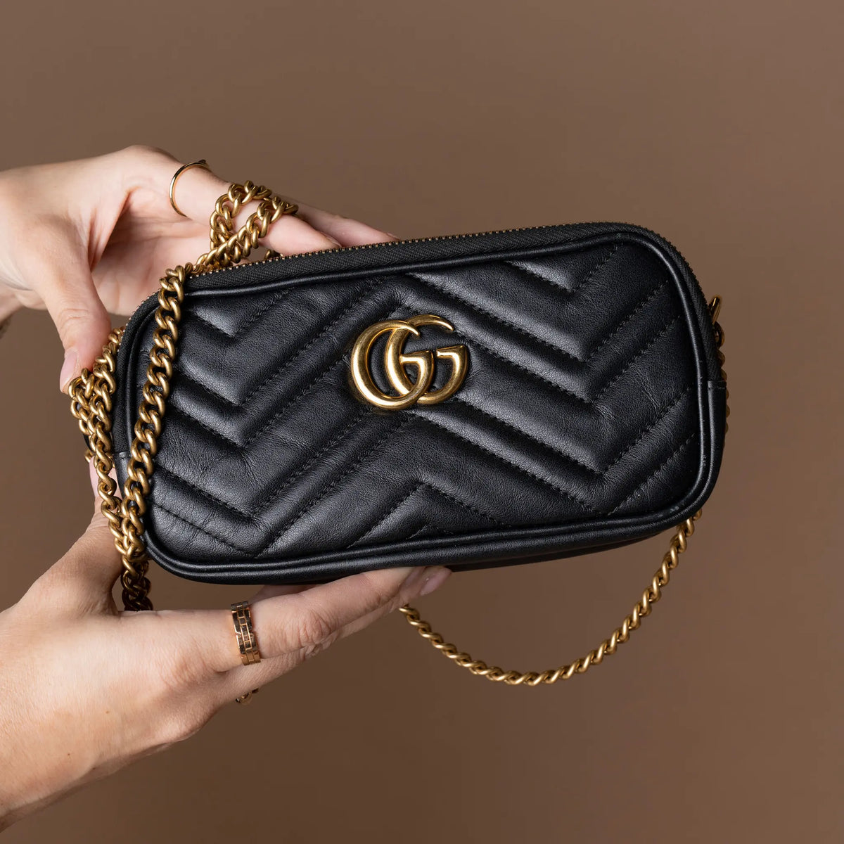 Gucci GG Marmont Crossbody — Side Profile