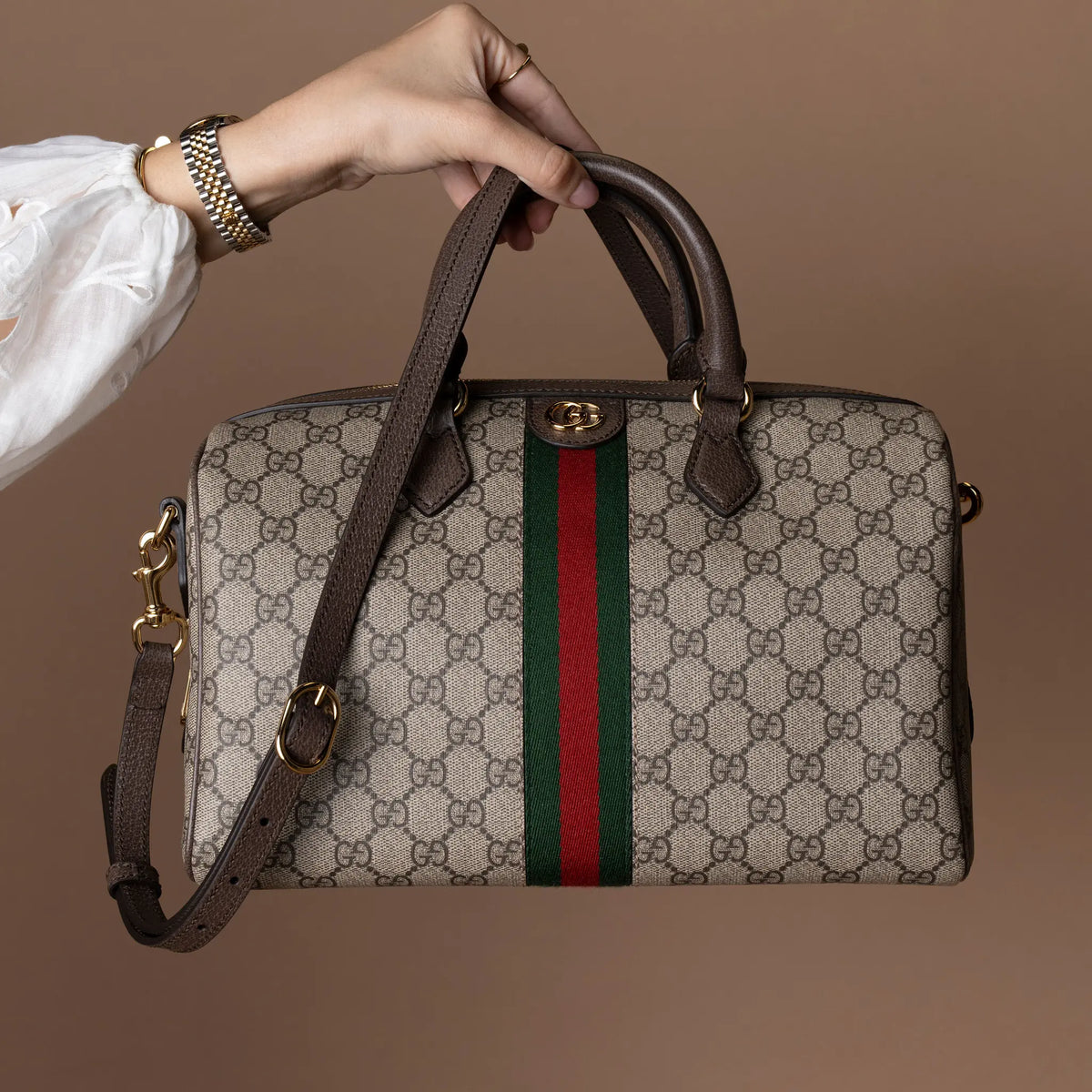 Gucci Ophidia Large Boston Bag — Featured Image